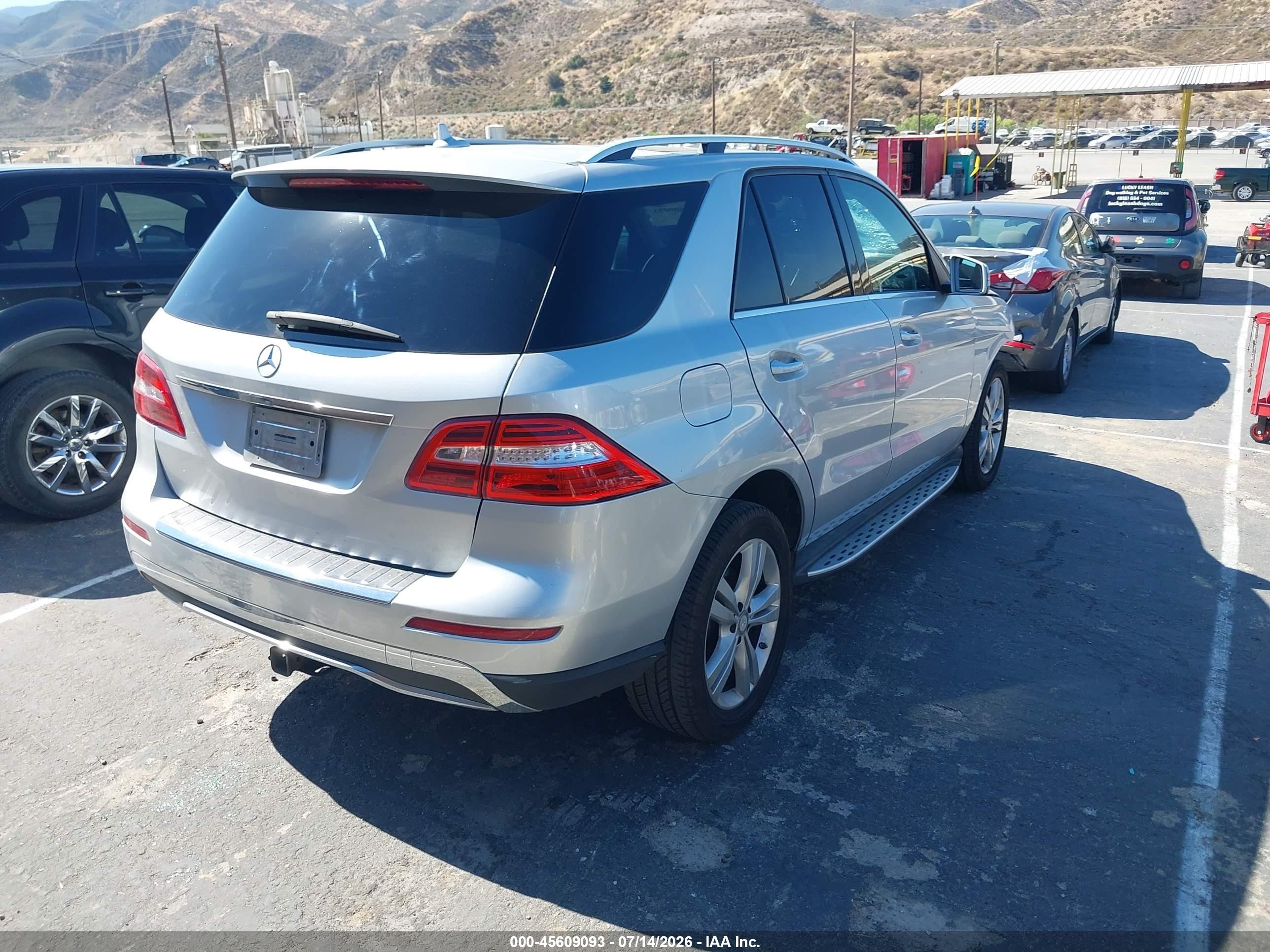 2013 Mercedes-benz Ml 350 Silver vin: 4JGDA5JB9DA190789