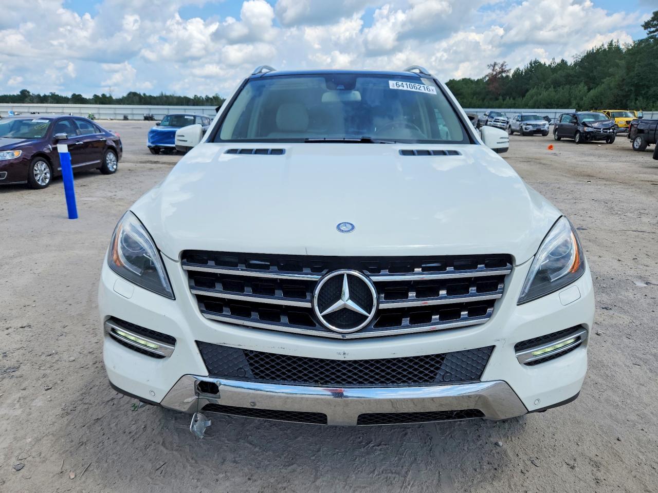 2013 Mercedes-benz Ml 350 Белый vin: 4JGDA5JB9DA230787