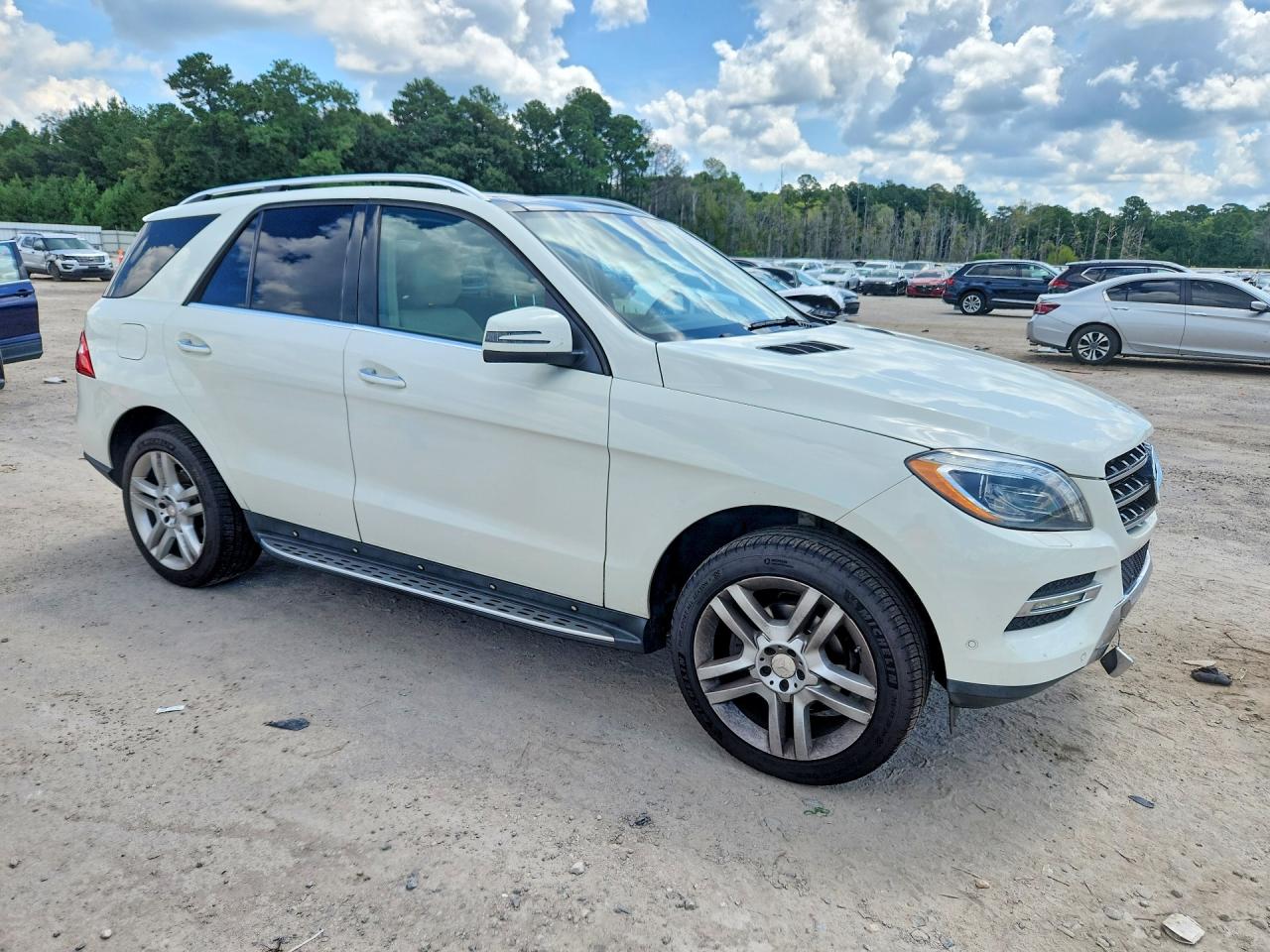 2013 Mercedes-benz Ml 350 Белый vin: 4JGDA5JB9DA230787