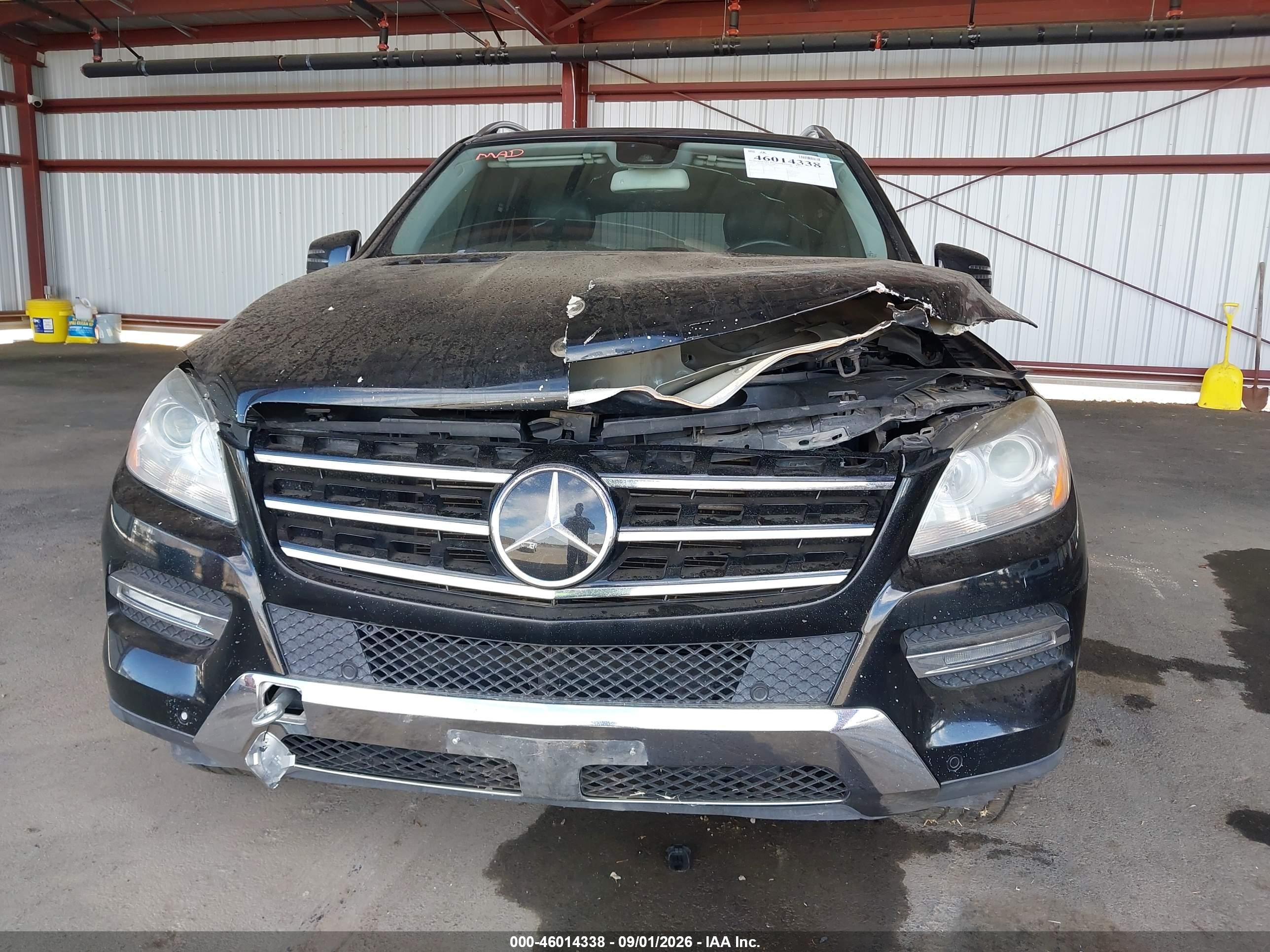 2013 Mercedes-benz Ml 350   Black vin: 4JGDA5JB9DA249162