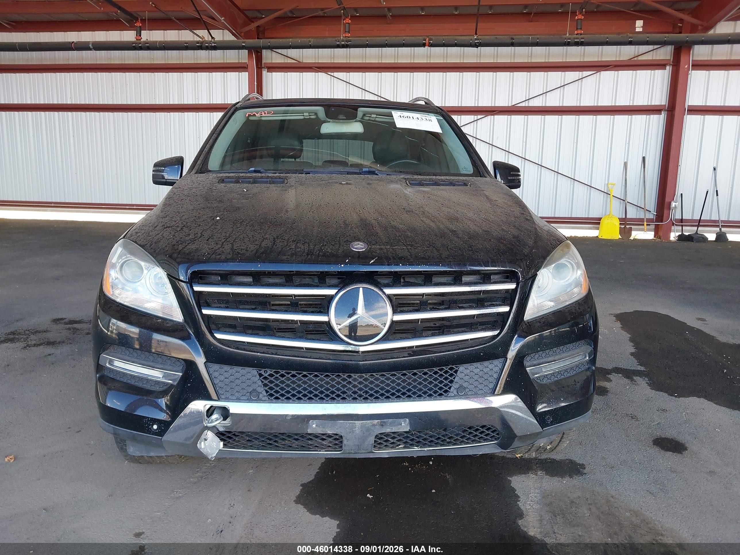 2013 Mercedes-benz Ml 350   Black vin: 4JGDA5JB9DA249162