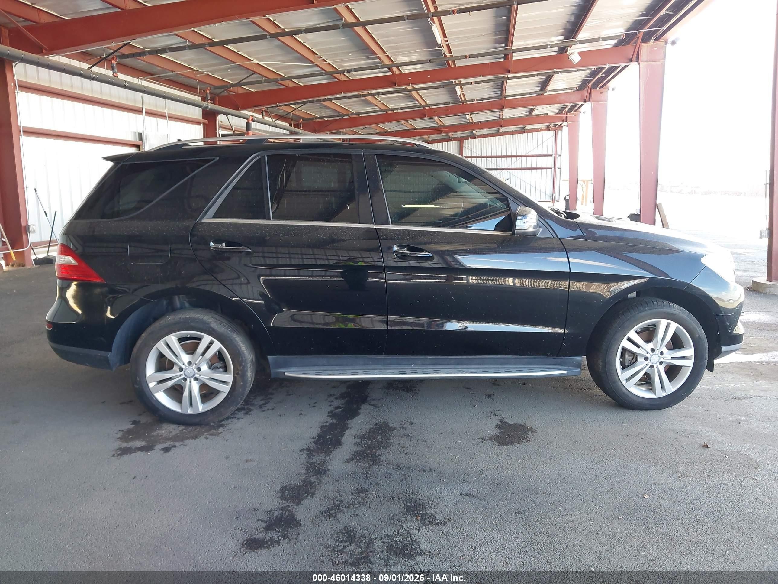 2013 Mercedes-benz Ml 350   Black vin: 4JGDA5JB9DA249162