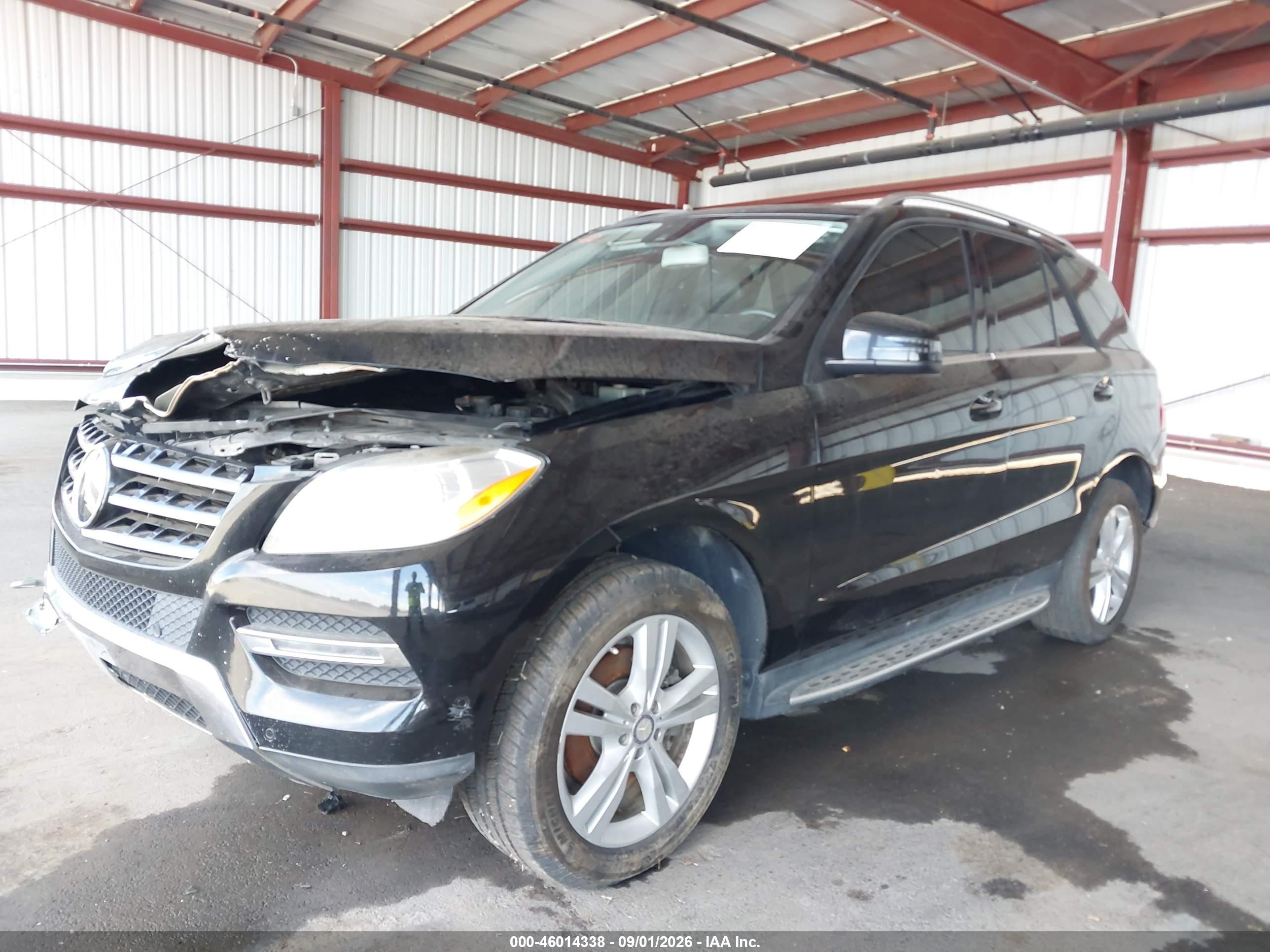 2013 Mercedes-benz Ml 350   Black vin: 4JGDA5JB9DA249162