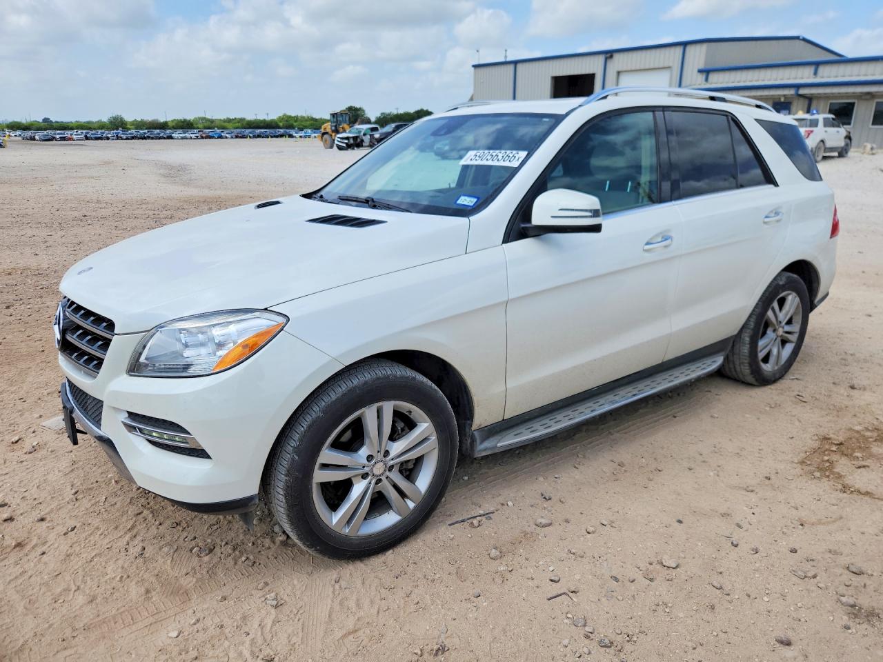 2014 Mercedes-benz Ml 350 Белый vin: 4JGDA5JB9EA388953