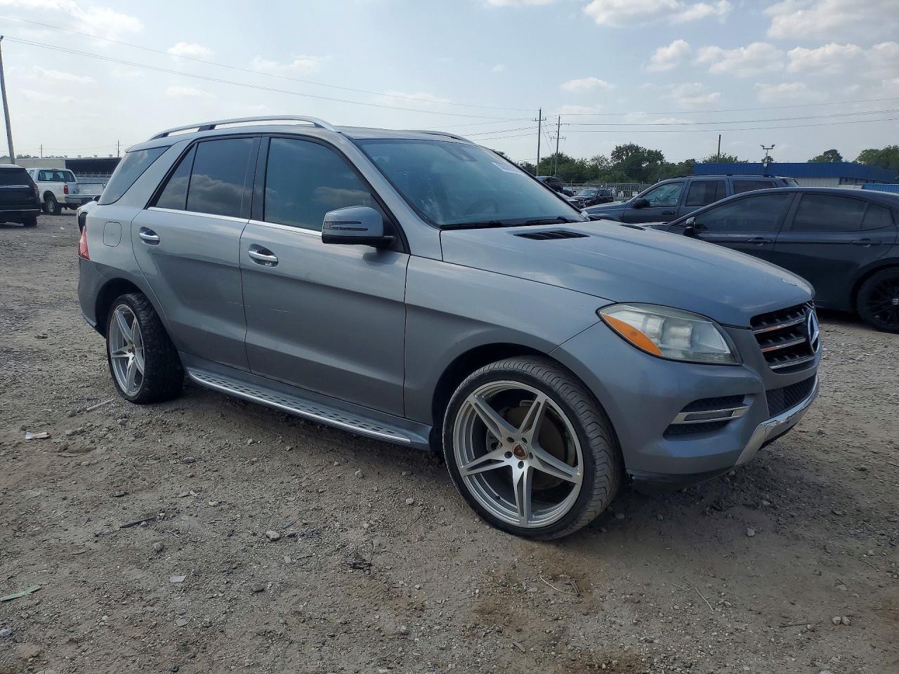 2015 Mercedes-benz Ml 350 Gray vin: 4JGDA5JB9FA453740
