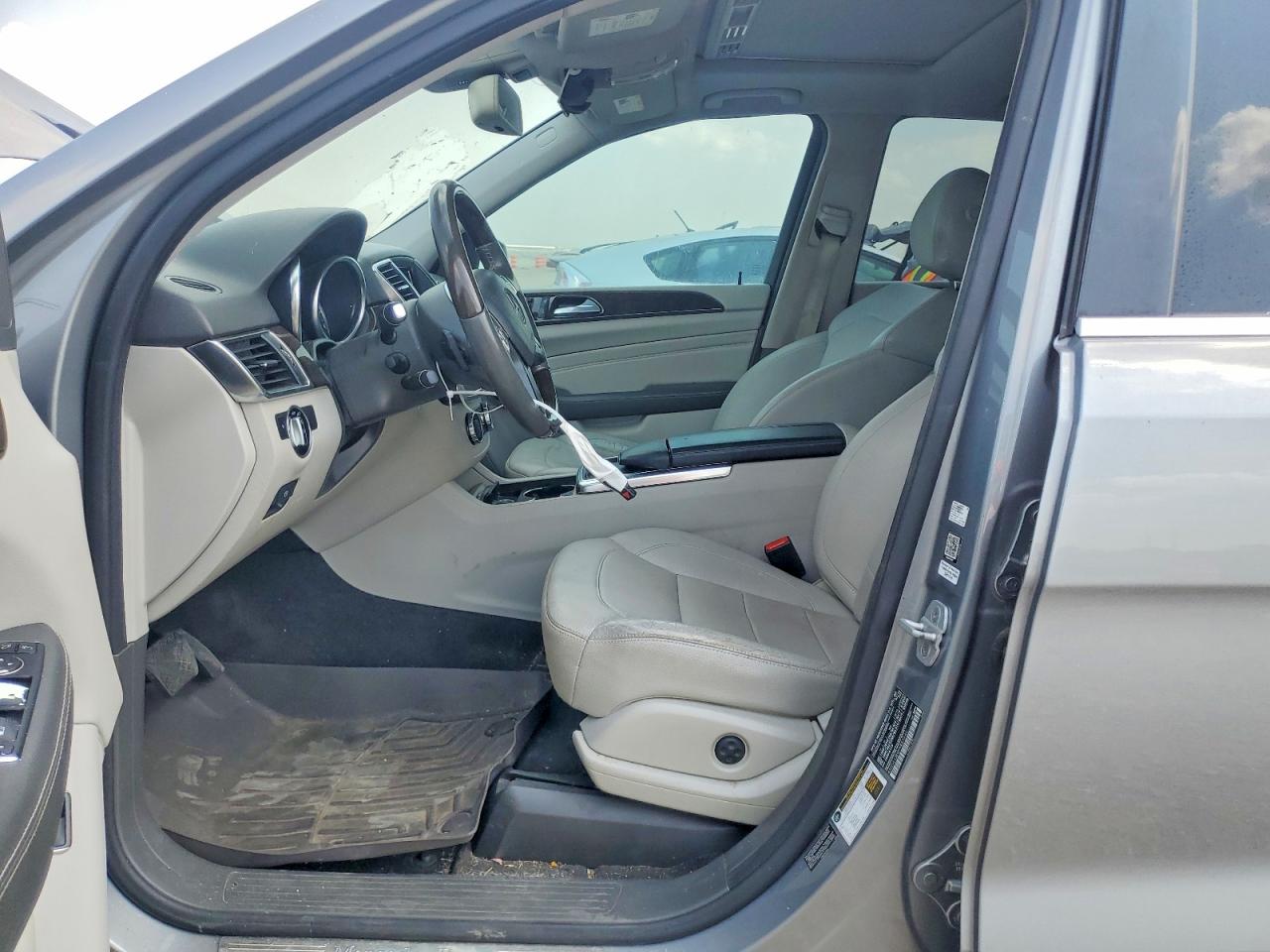 2015 Mercedes-benz Ml 350 Gray vin: 4JGDA5JB9FA453740