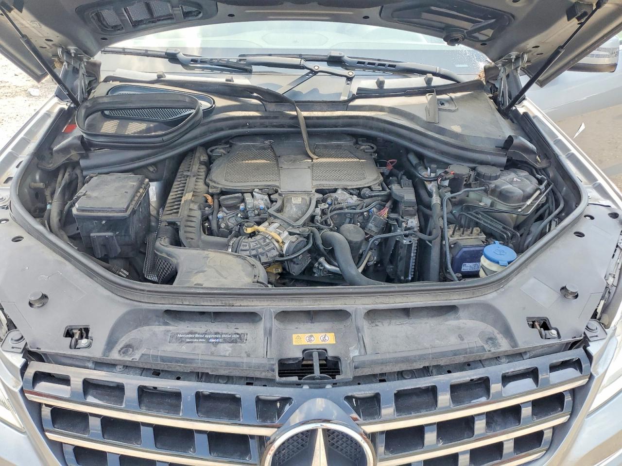 2015 Mercedes-benz Ml 350 Gray vin: 4JGDA5JB9FA453740
