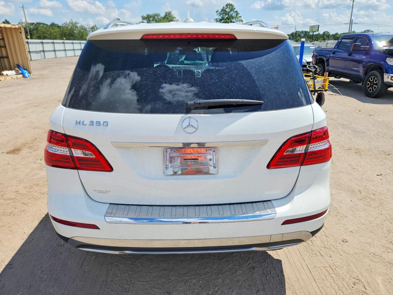 2015 Mercedes-benz Ml 350 Белый vin: 4JGDA5JB9FA557855