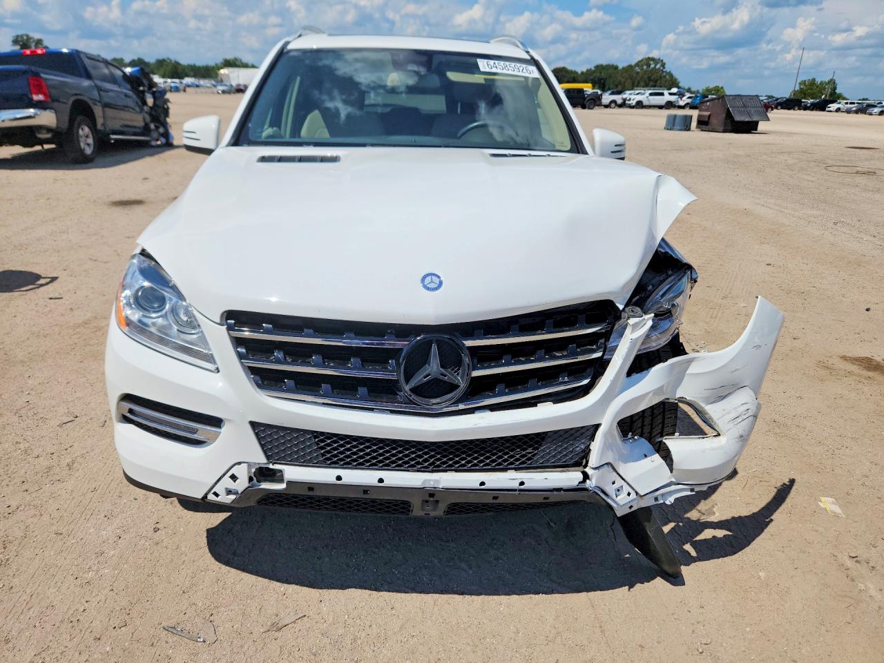 2015 Mercedes-benz Ml 350 Белый vin: 4JGDA5JB9FA557855