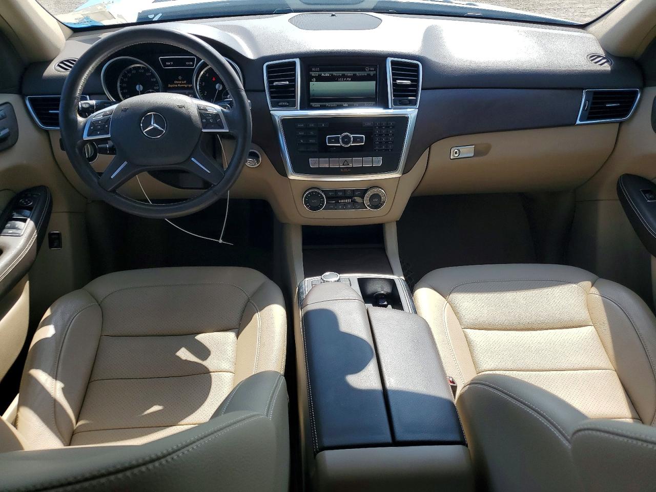 2015 Mercedes-benz Ml 350 Белый vin: 4JGDA5JB9FA557855