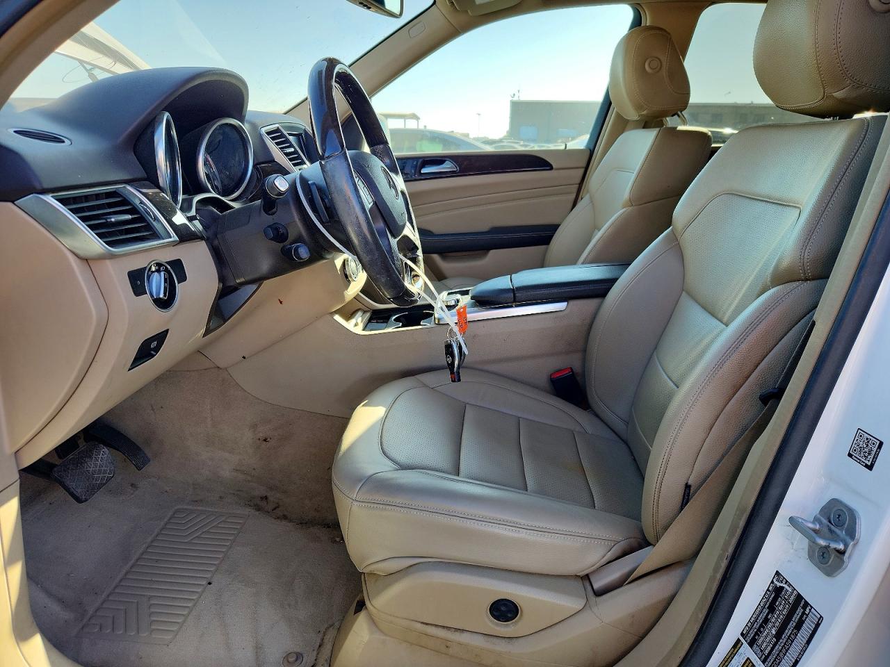 2015 Mercedes-benz Ml 350 White vin: 4JGDA5JB9FA591875