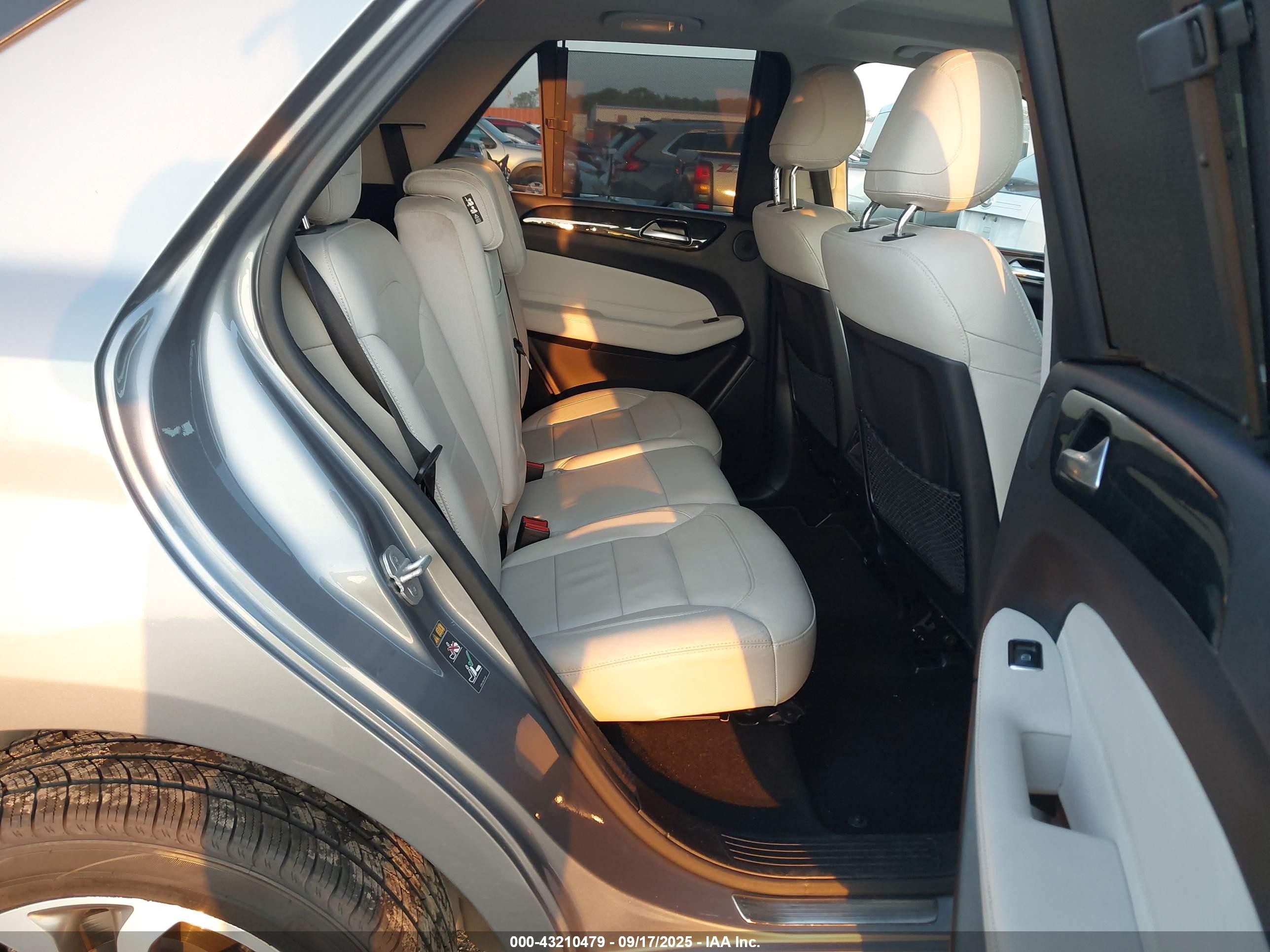 2016 Mercedes-benz Gle 350   Серый vin: 4JGDA5JB9GA656239