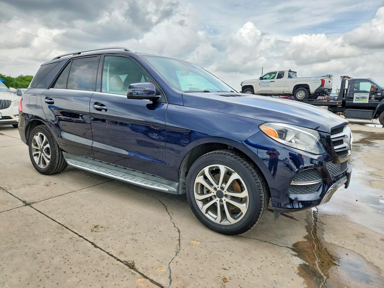 2016 Mercedes-benz Gle 350 Blue vin: 4JGDA5JB9GA657049
