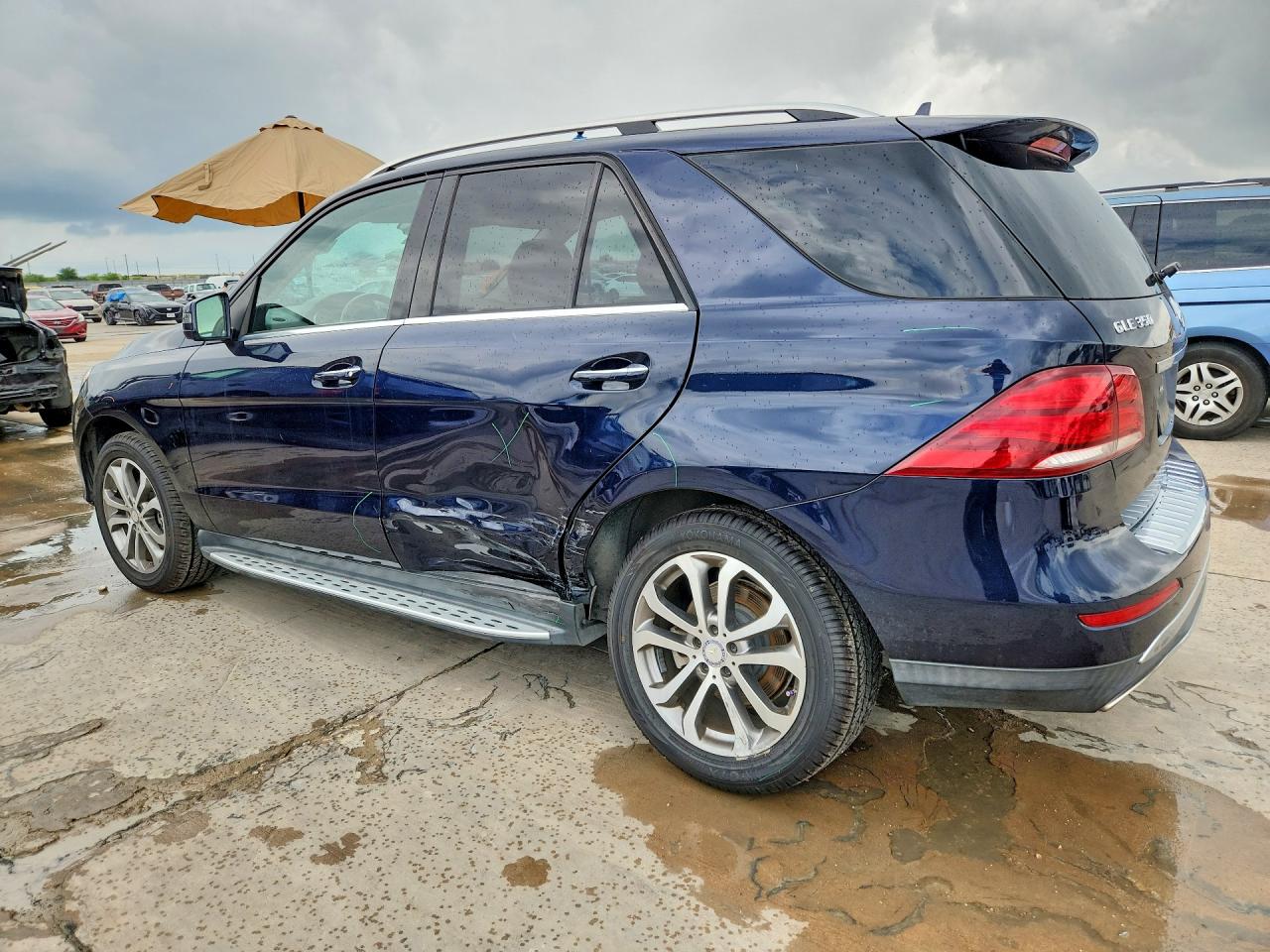 2016 Mercedes-benz Gle 350 Blue vin: 4JGDA5JB9GA657049