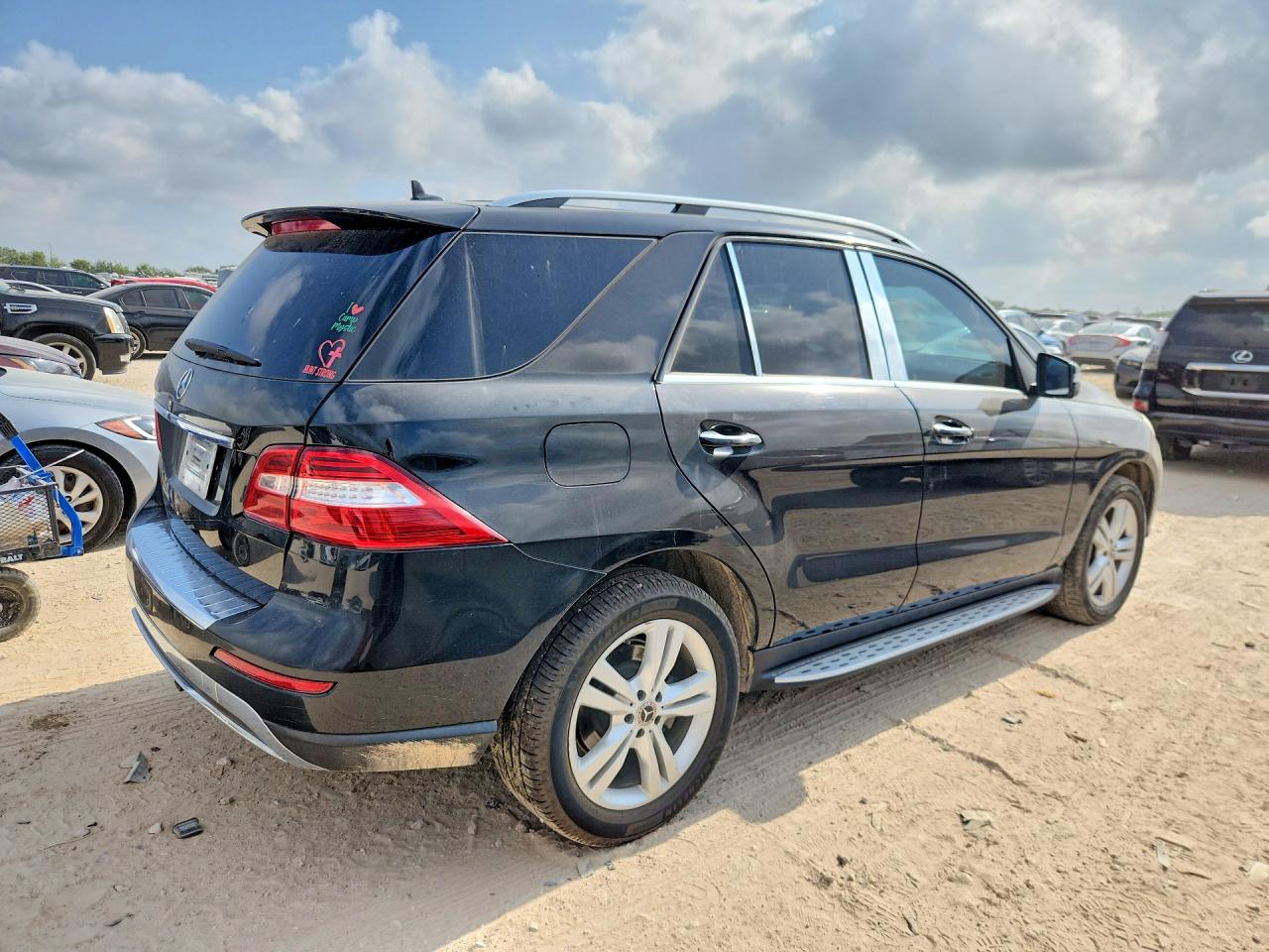 2013 Mercedes-benz Ml 350 Black vin: 4JGDA5JBXDA137339