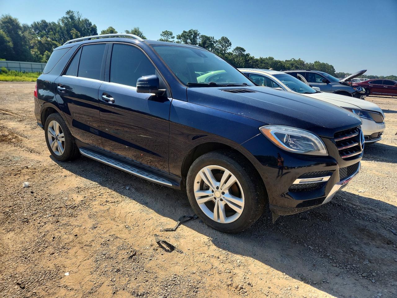 2013 Mercedes-benz Ml 350 Blue vin: 4JGDA5JBXDA140628