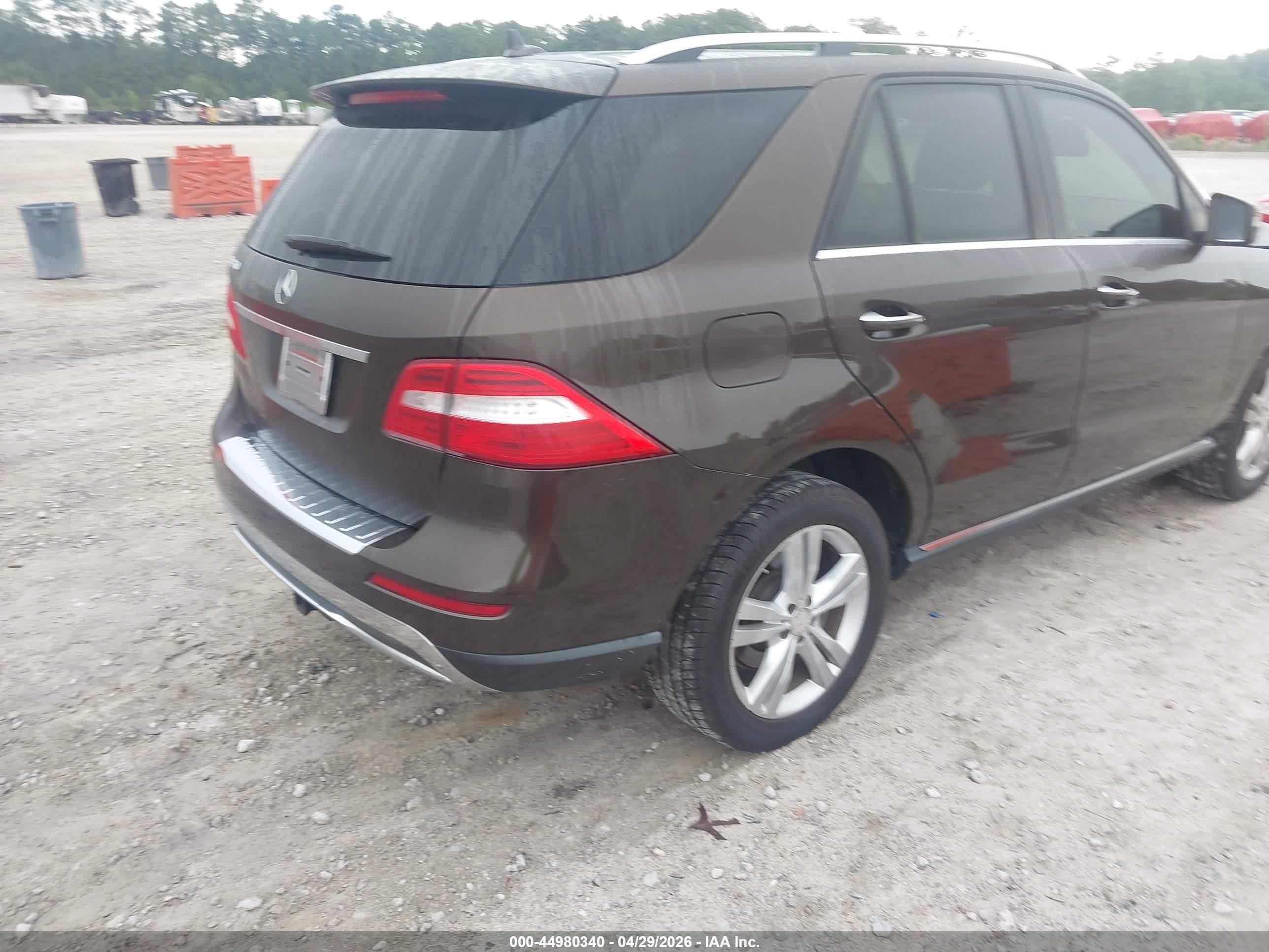 2013 Mercedes-benz Ml 350   Brown vin: 4JGDA5JBXDA152424