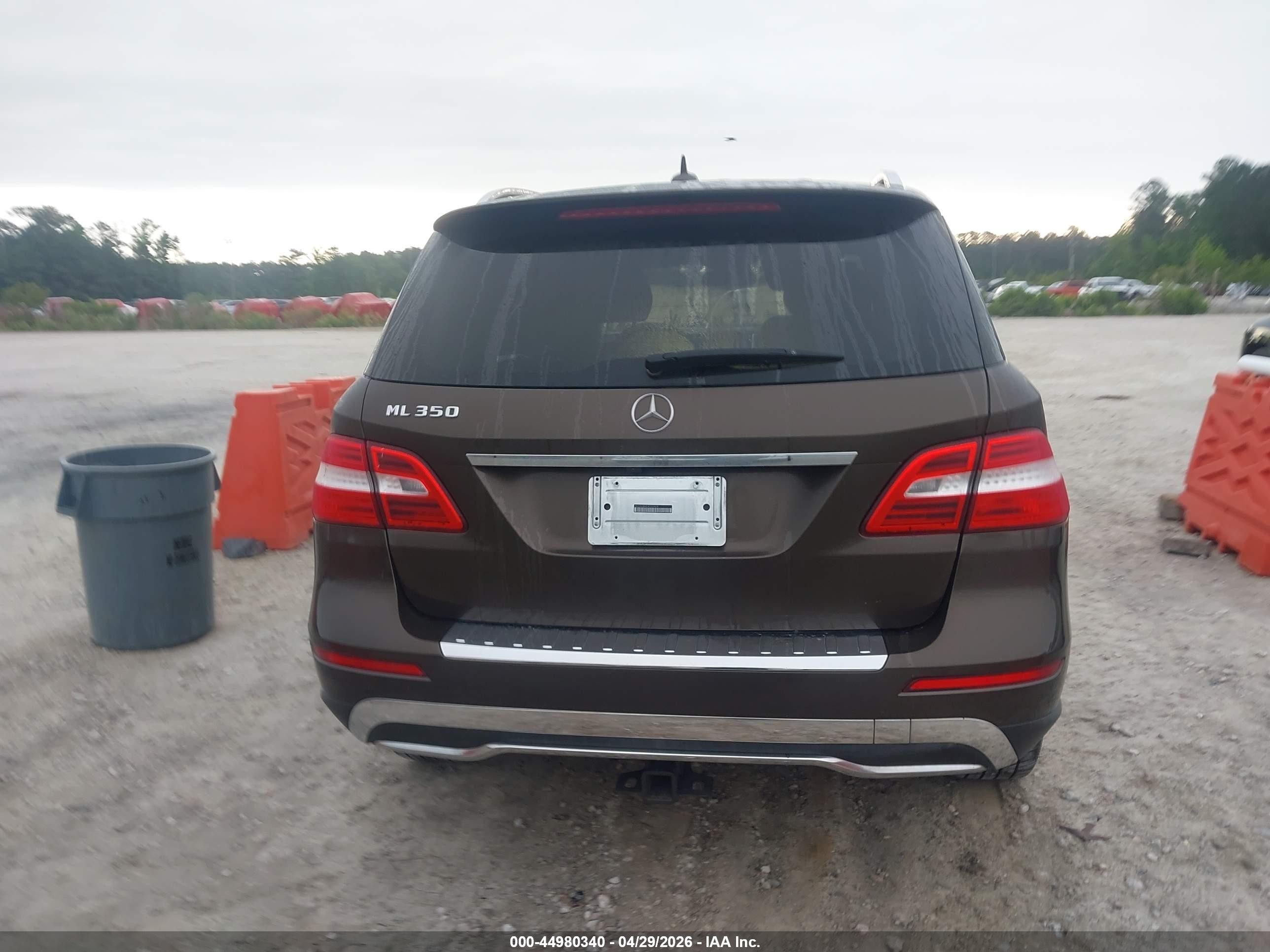 2013 Mercedes-benz Ml 350   Brown vin: 4JGDA5JBXDA152424