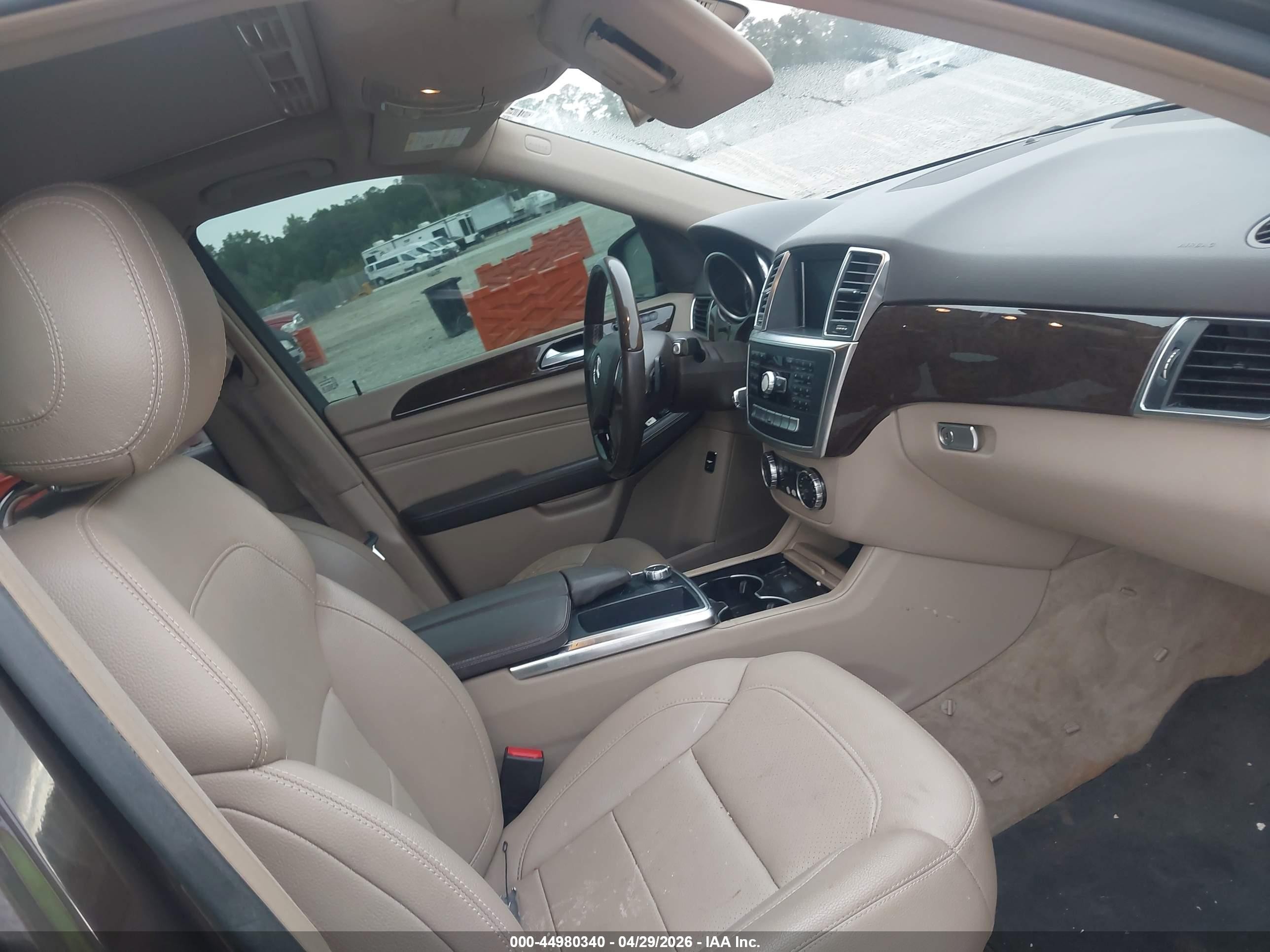 2013 Mercedes-benz Ml 350   Brown vin: 4JGDA5JBXDA152424