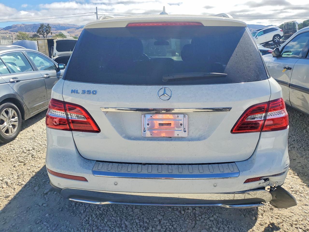 2013 Mercedes-benz Ml 350 Белый vin: 4JGDA5JBXDA163181