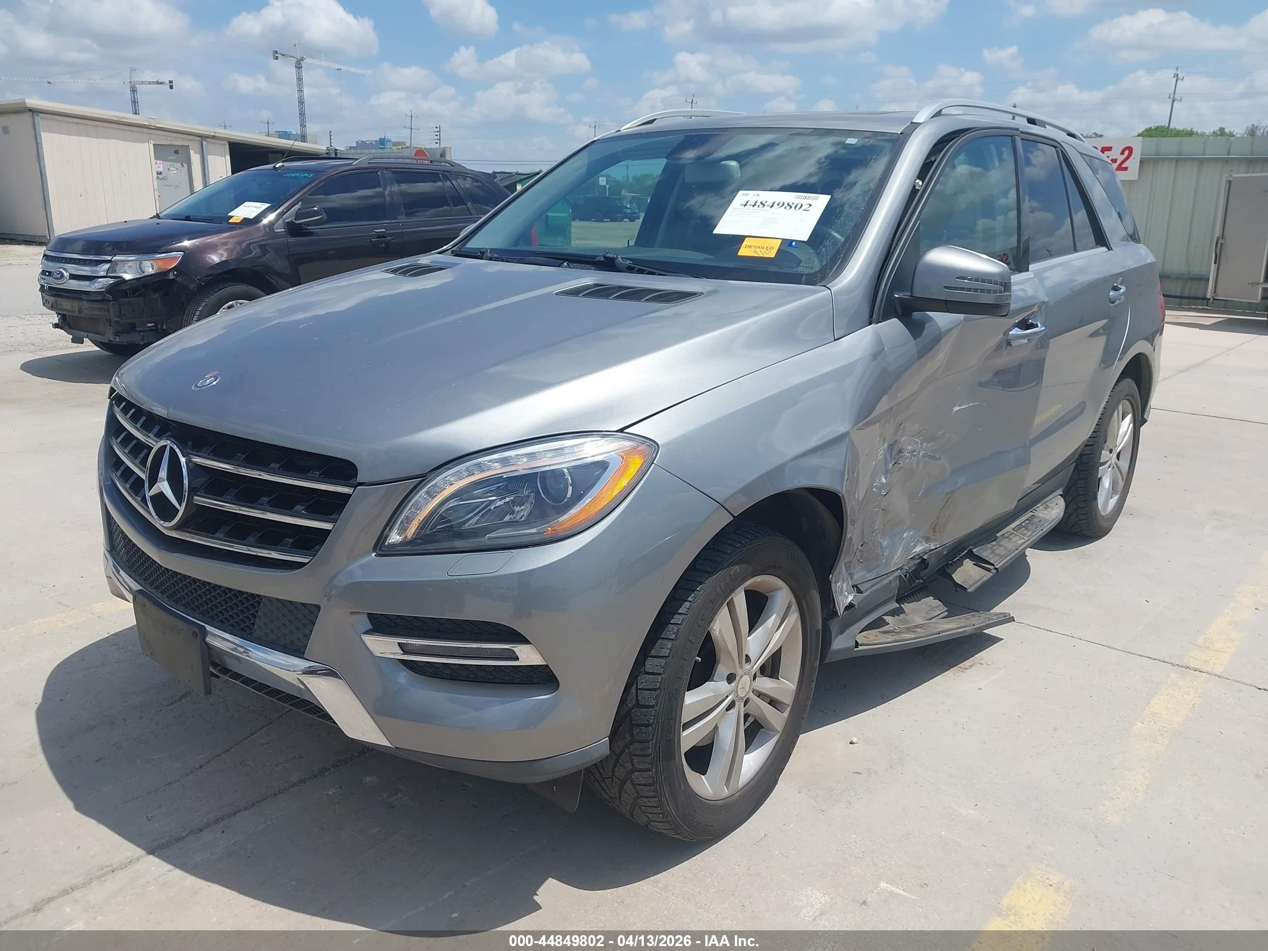 2013 Mercedes-benz Ml 350 Серебряный vin: 4JGDA5JBXDA226506