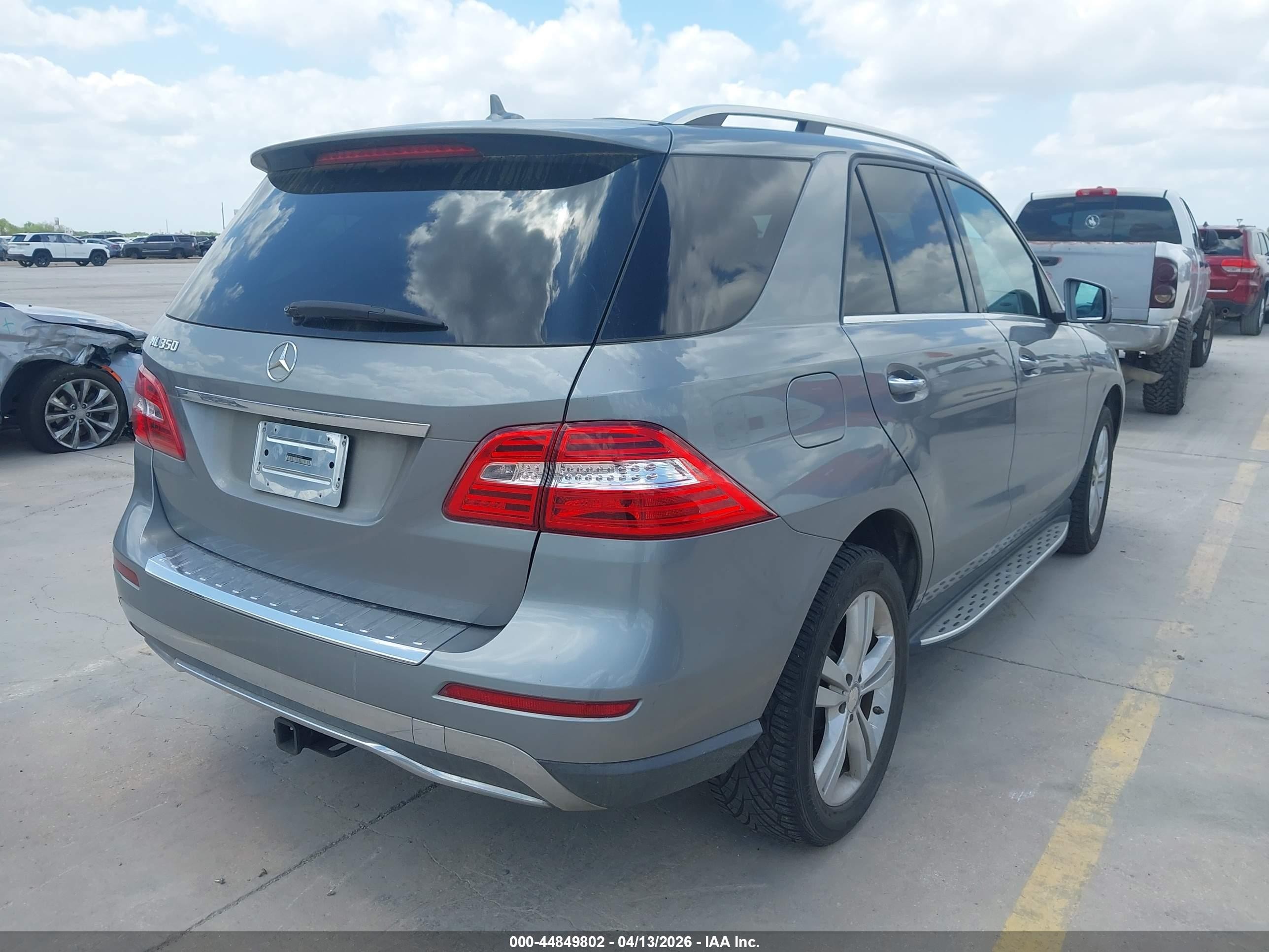 2013 Mercedes-benz Ml 350 Серебряный vin: 4JGDA5JBXDA226506