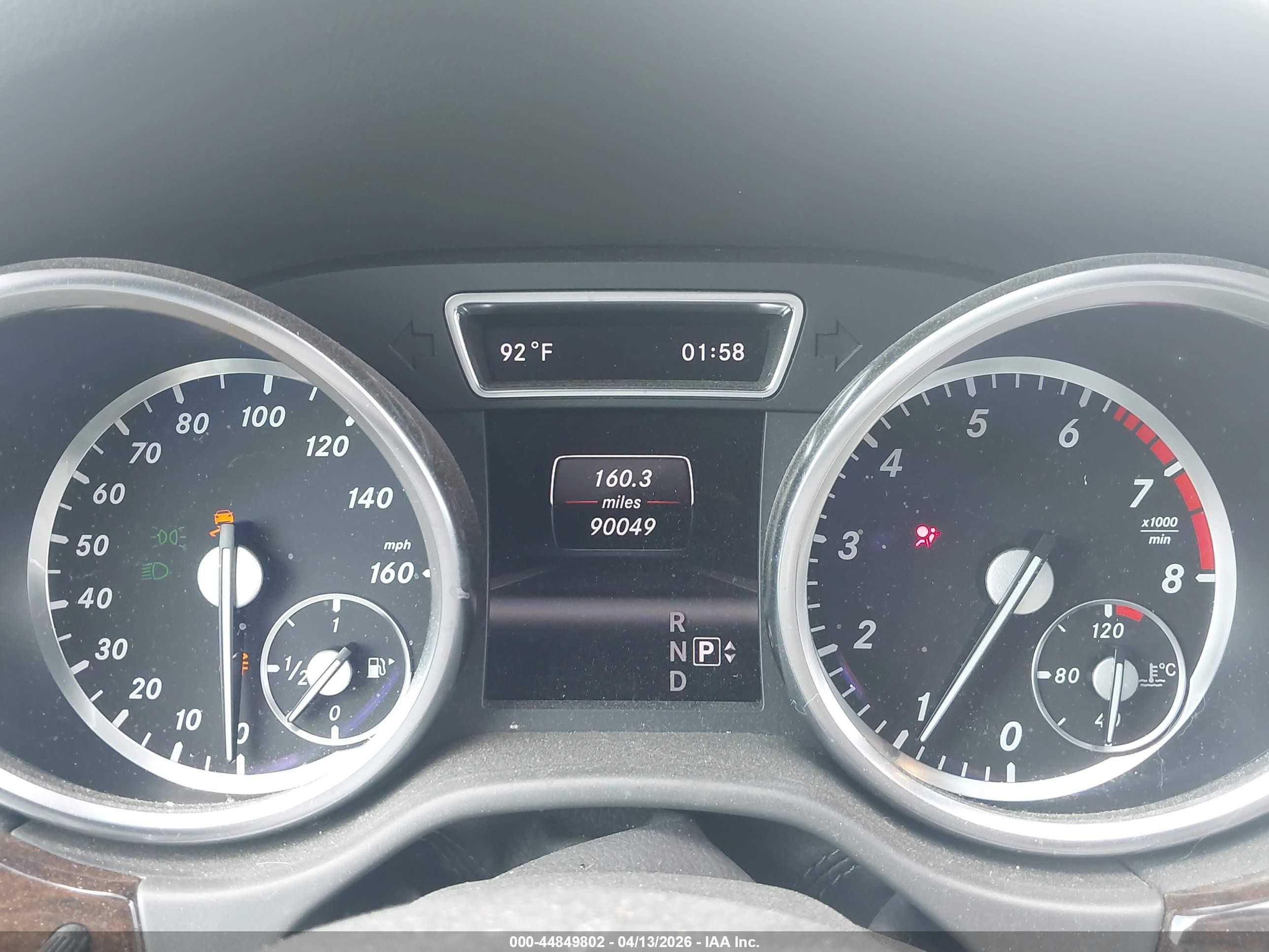2013 Mercedes-benz Ml 350 Серебряный vin: 4JGDA5JBXDA226506