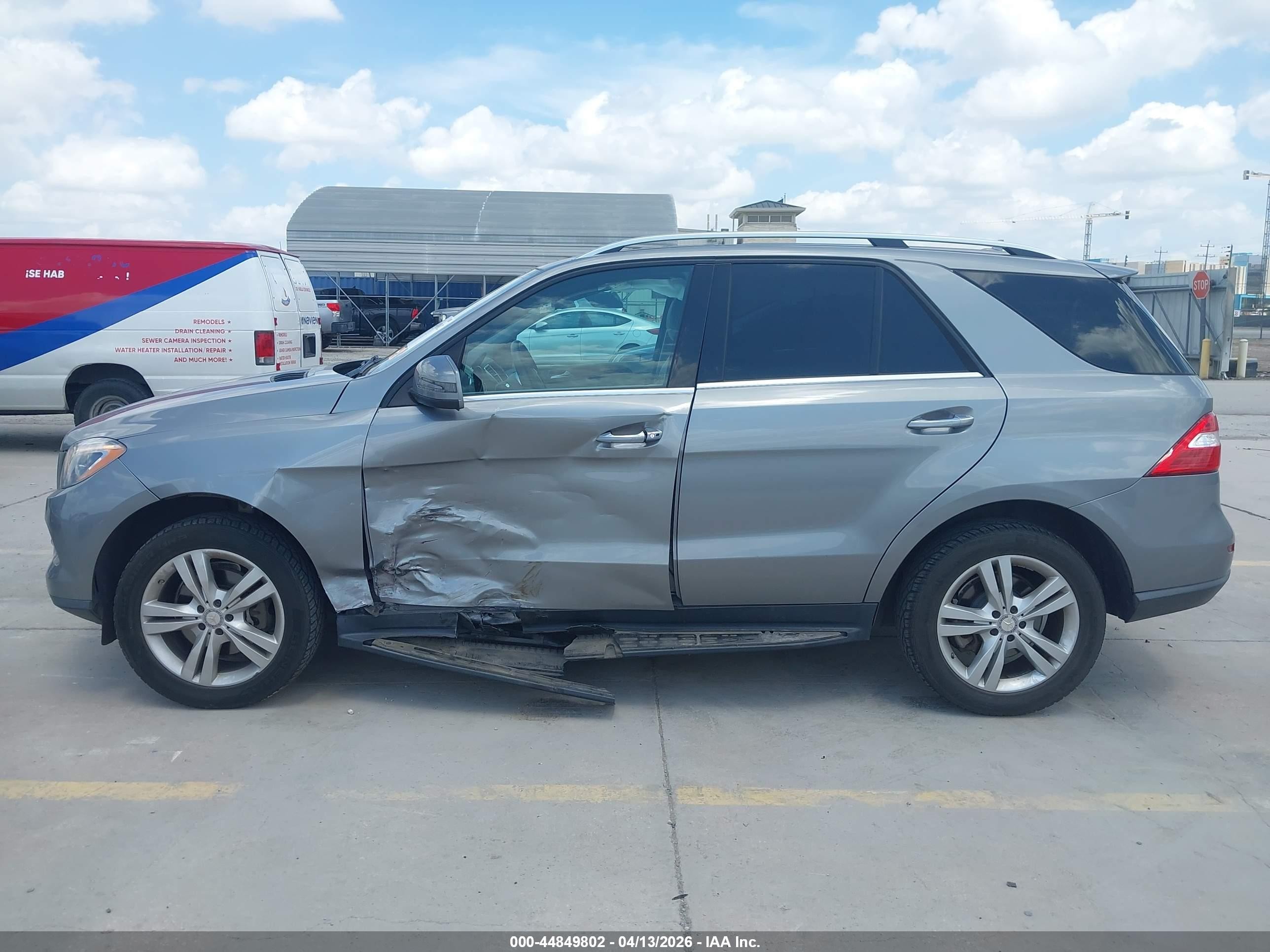 2013 Mercedes-benz Ml 350 Серебряный vin: 4JGDA5JBXDA226506