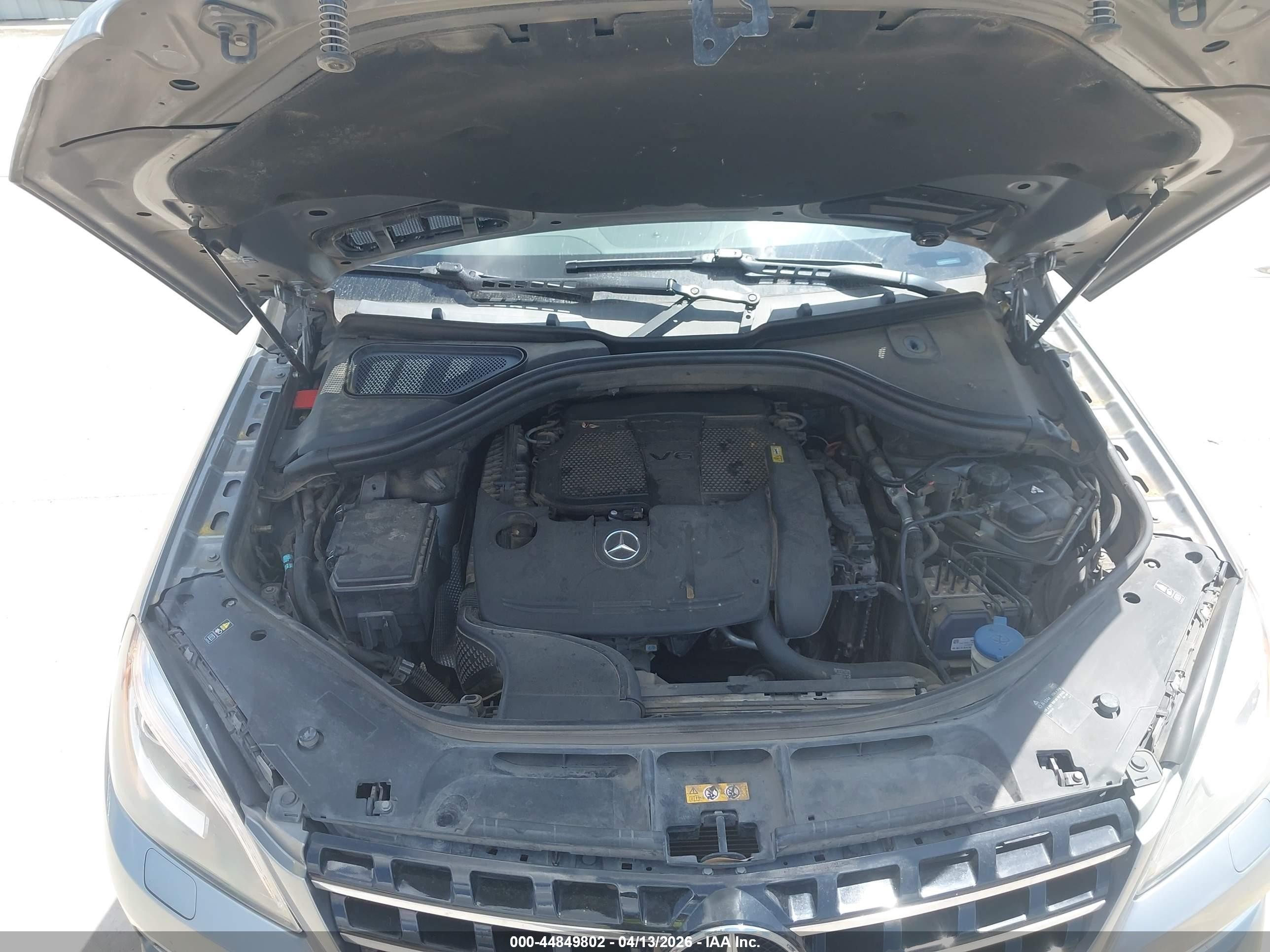 2013 Mercedes-benz Ml 350 Серебряный vin: 4JGDA5JBXDA226506