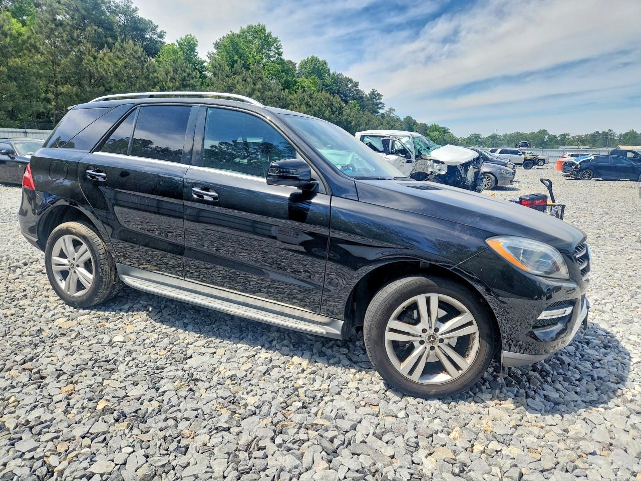 2013 Mercedes-benz Ml 350 Черный vin: 4JGDA5JBXDA256556
