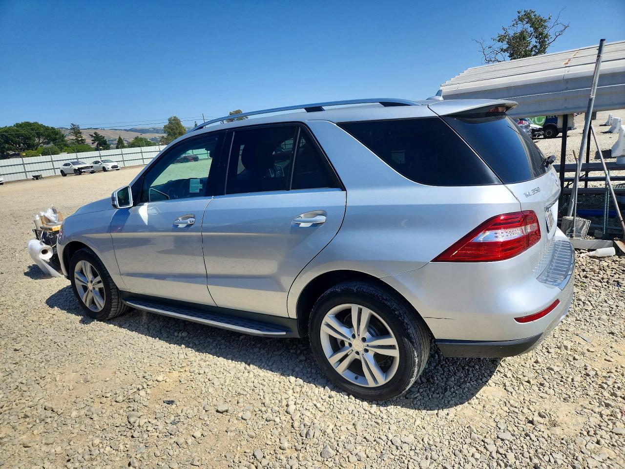 2014 Mercedes-benz Ml 350 Silver vin: 4JGDA5JBXEA275447