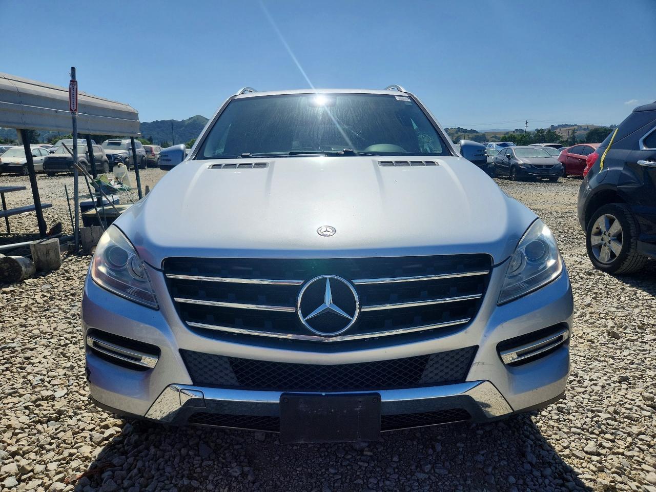 2014 Mercedes-benz Ml 350 Silver vin: 4JGDA5JBXEA275447