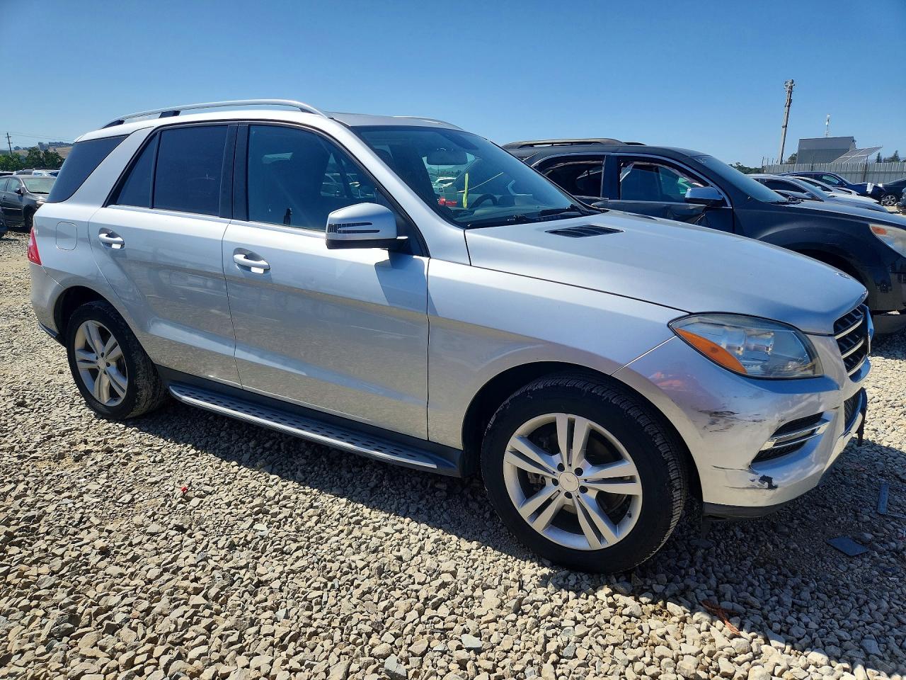 2014 Mercedes-benz Ml 350 Silver vin: 4JGDA5JBXEA275447