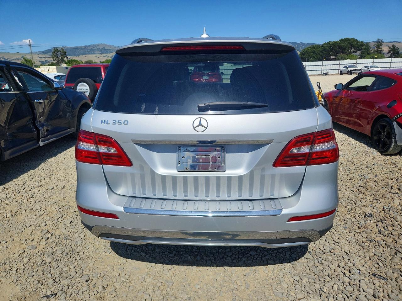 2014 Mercedes-benz Ml 350 Silver vin: 4JGDA5JBXEA275447