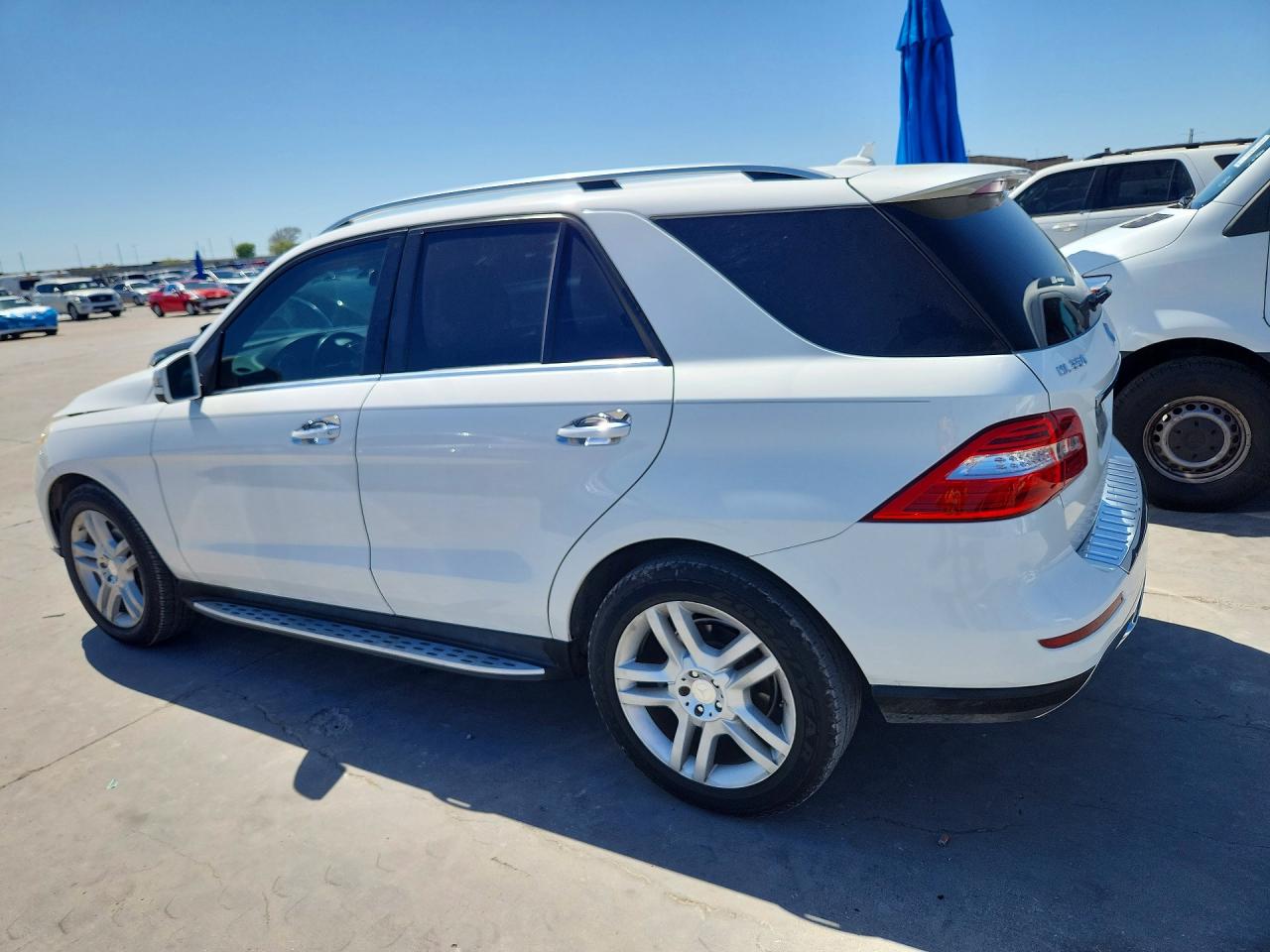 2014 Mercedes-benz Ml 350 White vin: 4JGDA5JBXEA288585