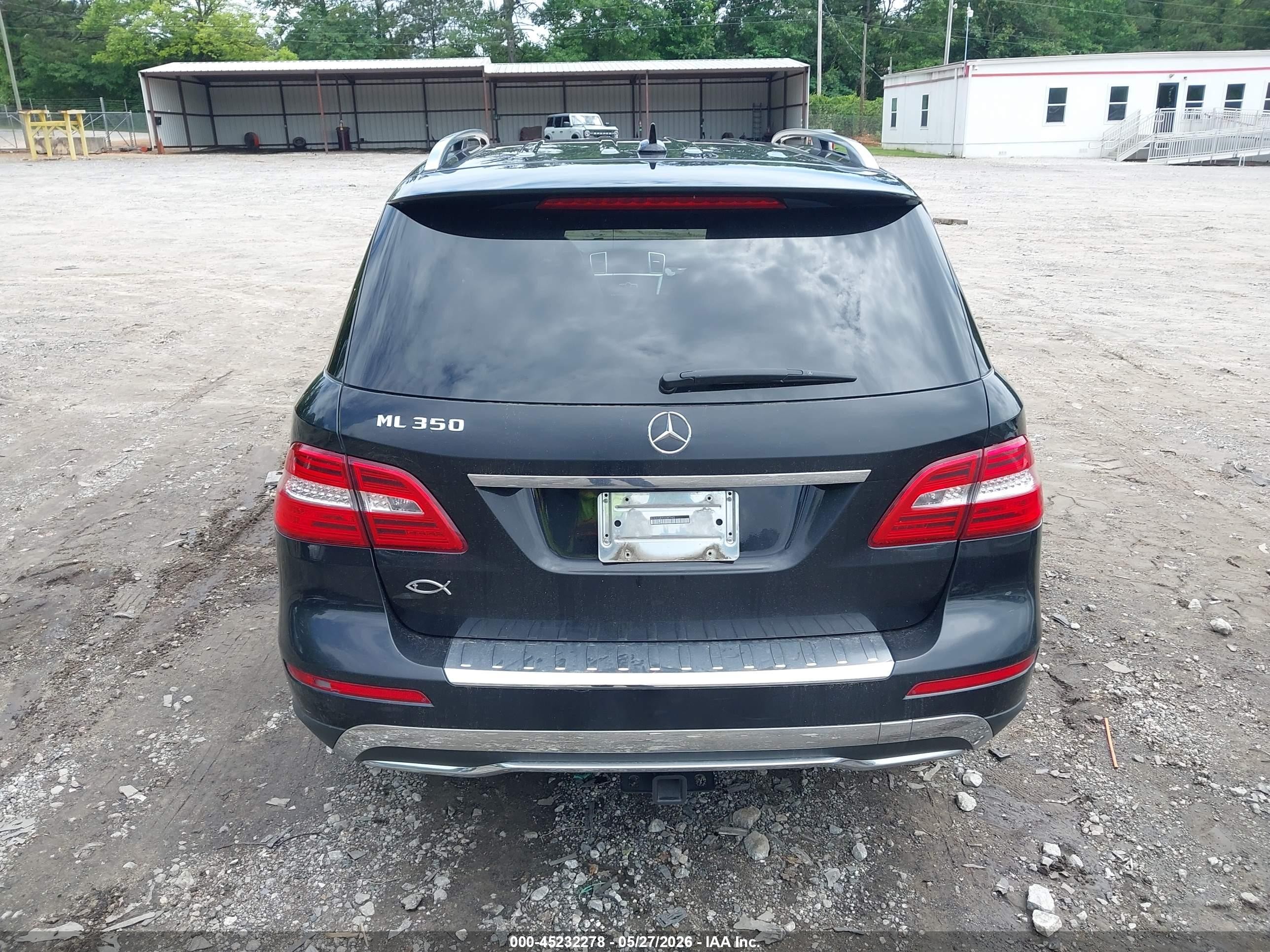 2014 Mercedes-benz Ml 350   Black vin: 4JGDA5JBXEA387665