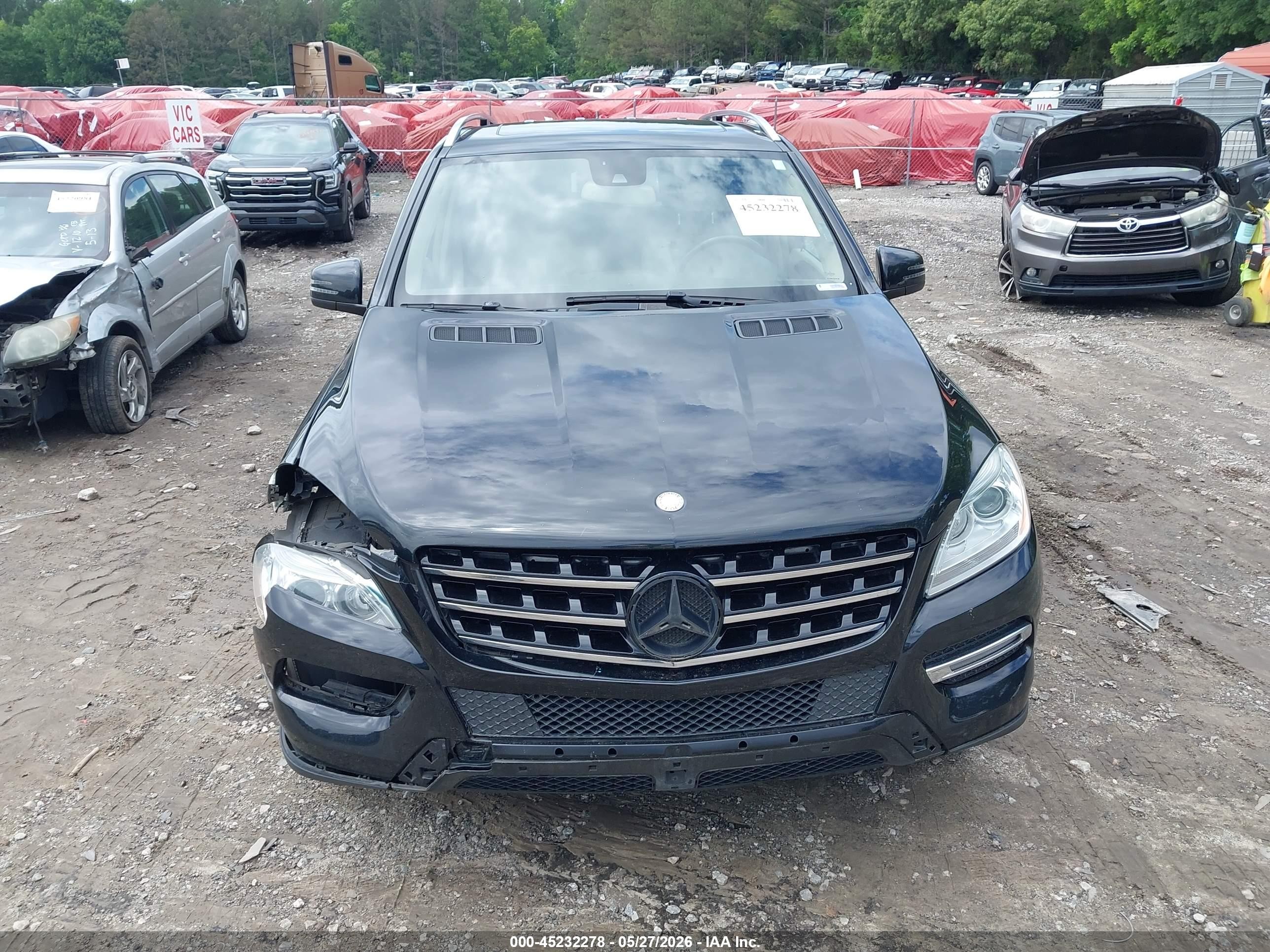 2014 Mercedes-benz Ml 350   Black vin: 4JGDA5JBXEA387665