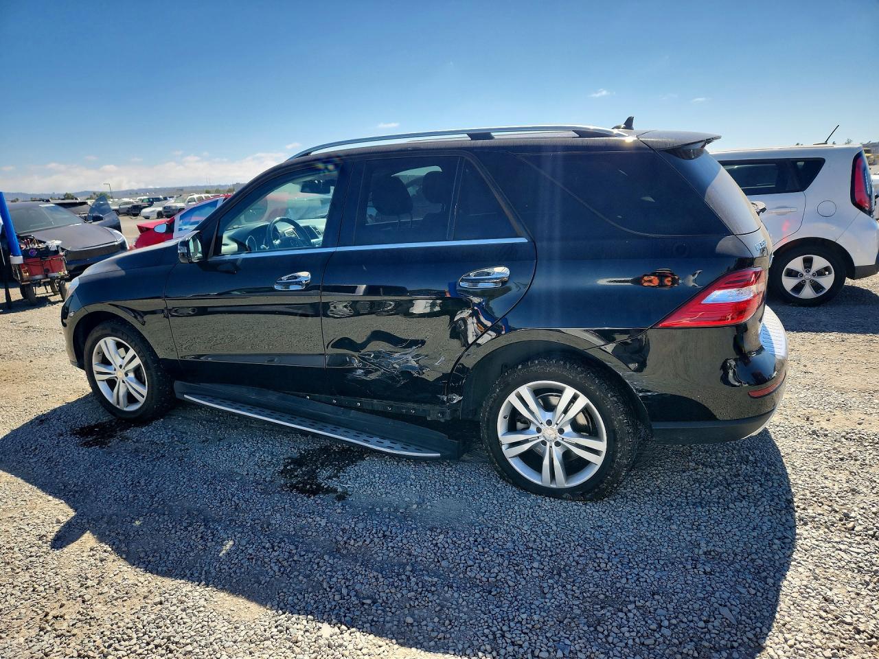 2014 Mercedes-benz Ml 350 Black vin: 4JGDA5JBXEA404982
