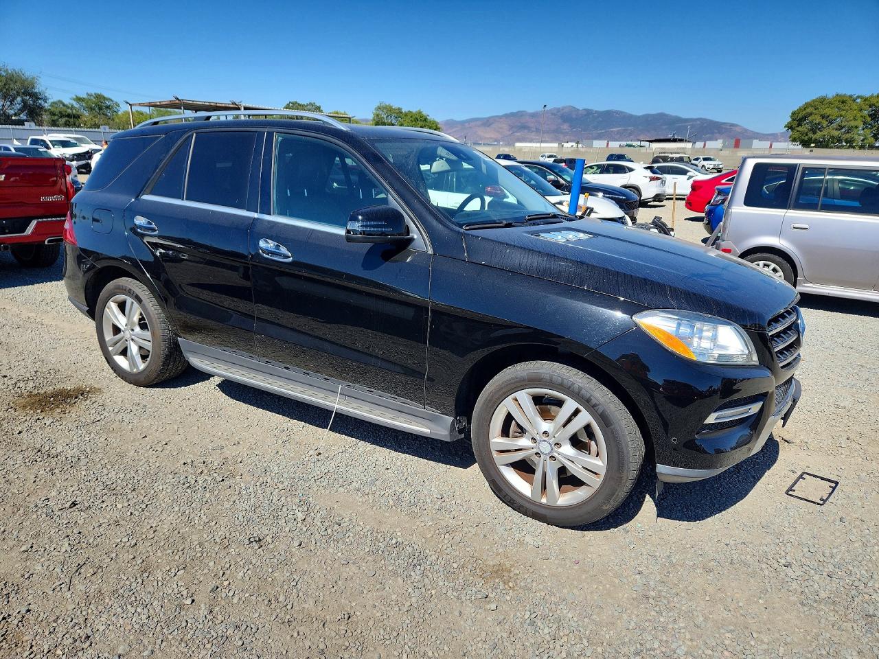 2014 Mercedes-benz Ml 350 Black vin: 4JGDA5JBXEA404982