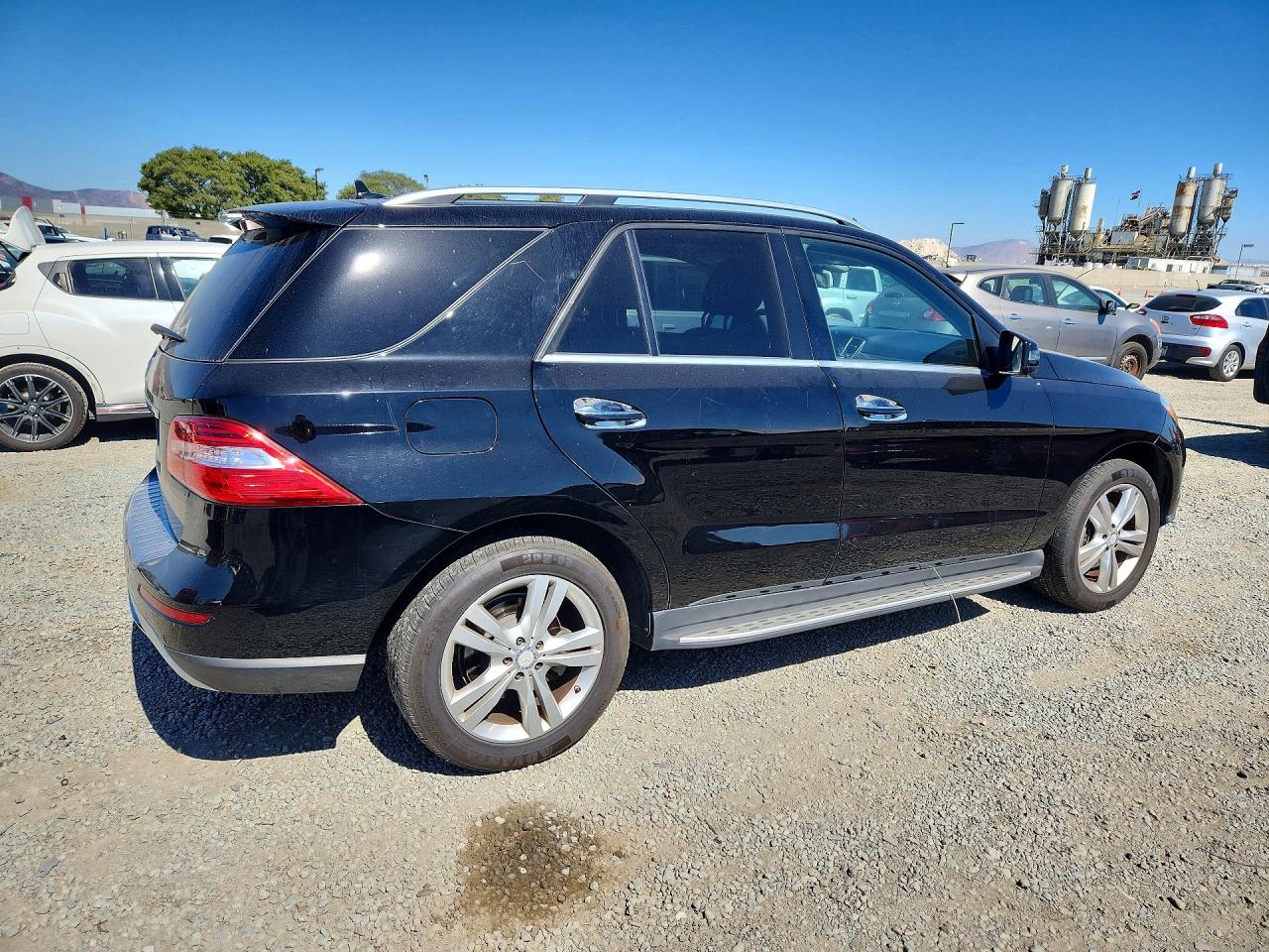 2014 Mercedes-benz Ml 350 Black vin: 4JGDA5JBXEA404982