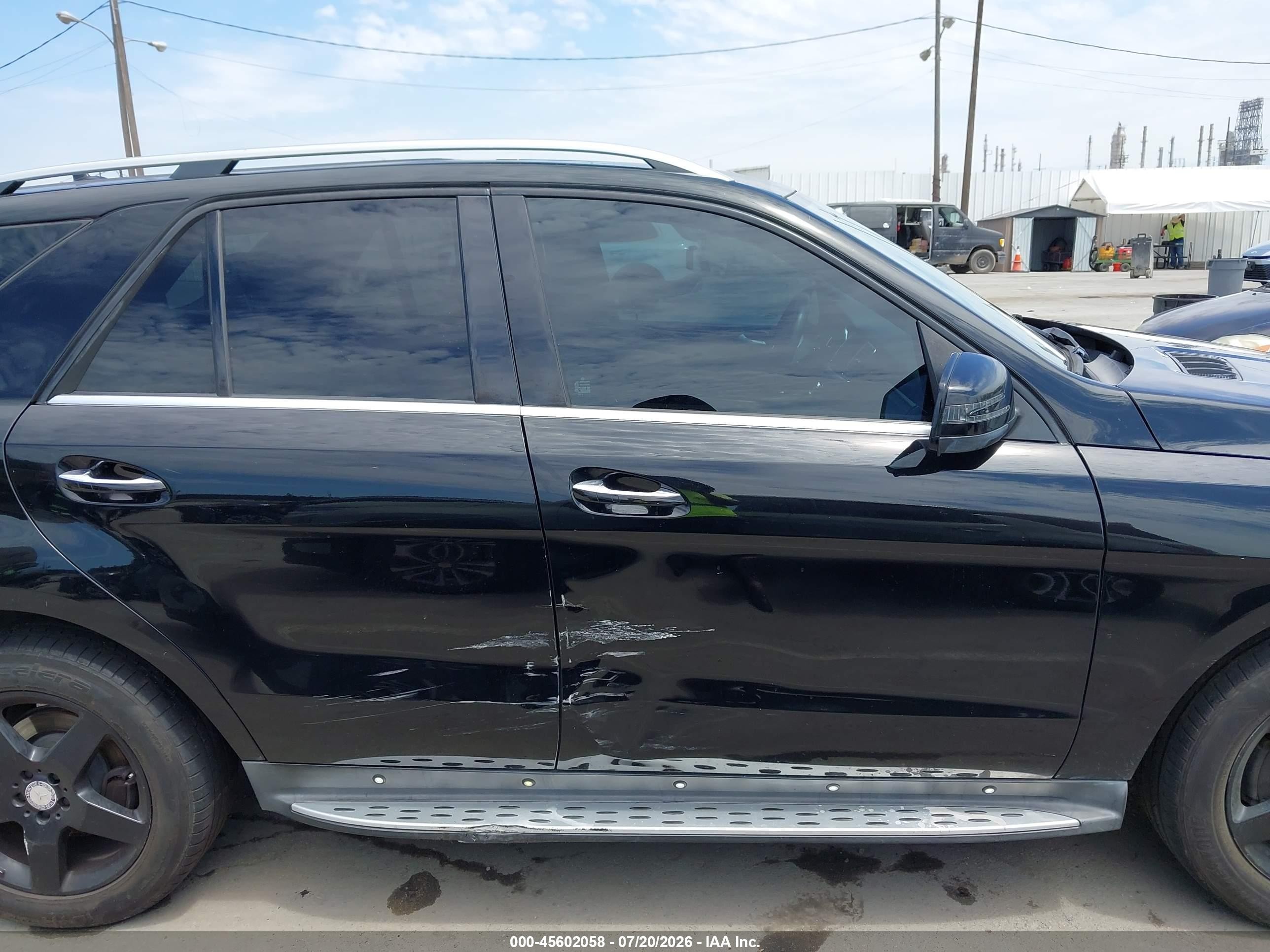 2014 Mercedes-benz Ml 350   Black vin: 4JGDA5JBXEA410510