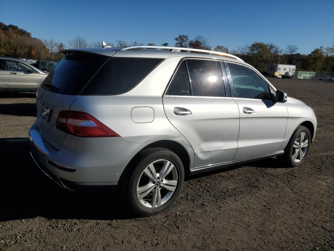 2014 Mercedes-benz Ml 350 Серебряный vin: 4JGDA5JBXEA416646