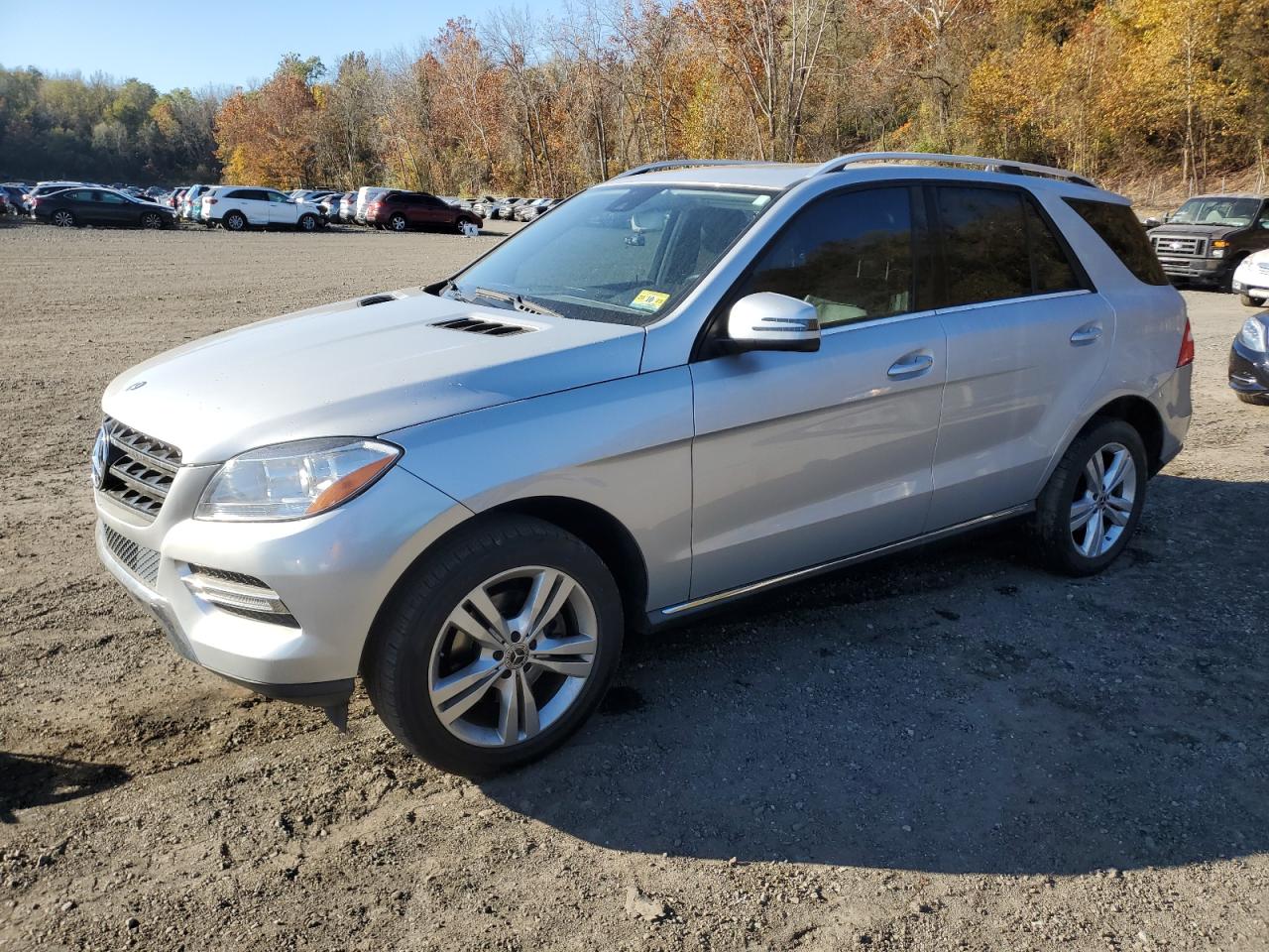2014 Mercedes-benz Ml 350 Серебряный vin: 4JGDA5JBXEA416646