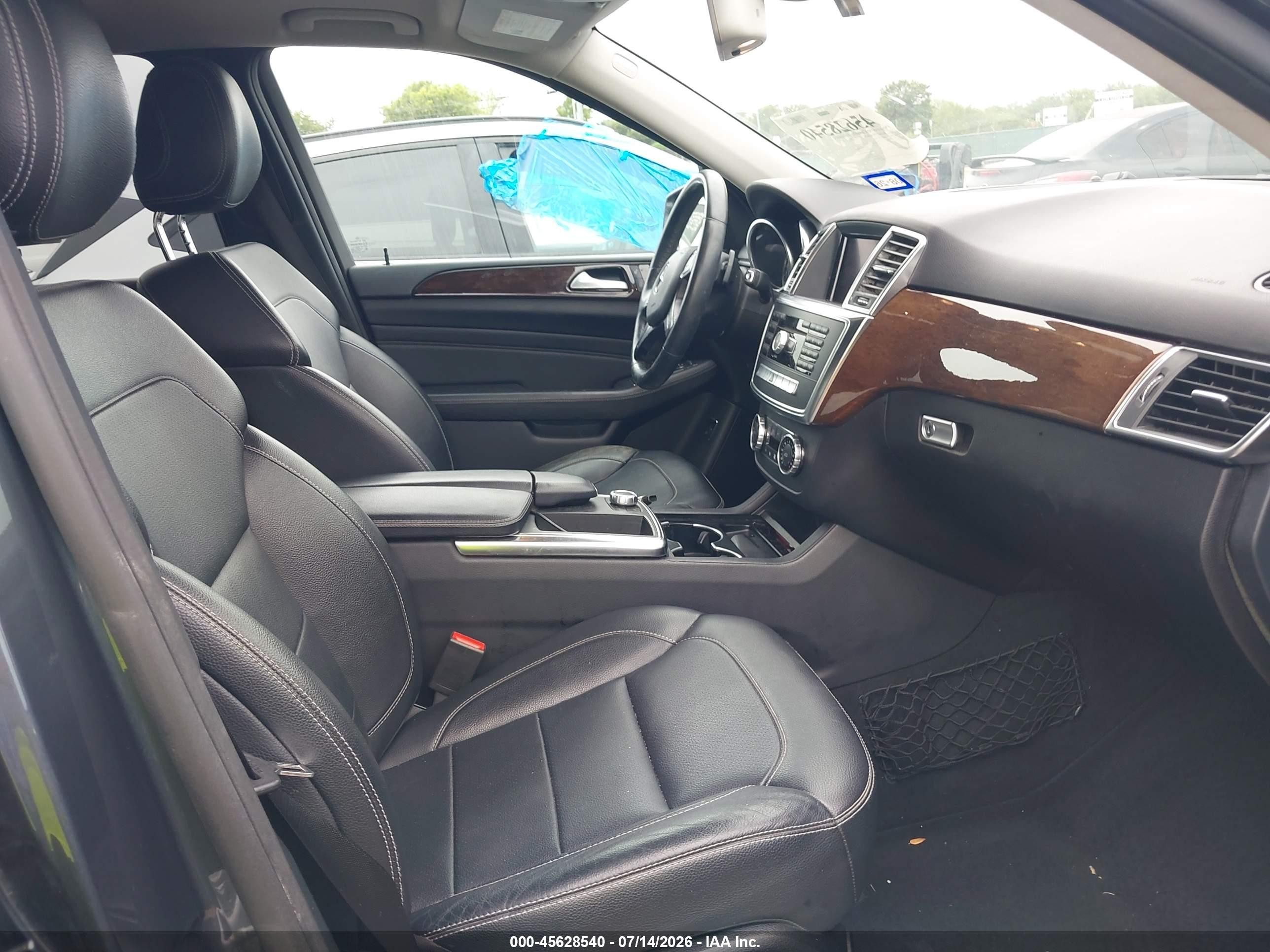 2014 Mercedes-benz Ml 350   Gray vin: 4JGDA5JBXEA417165