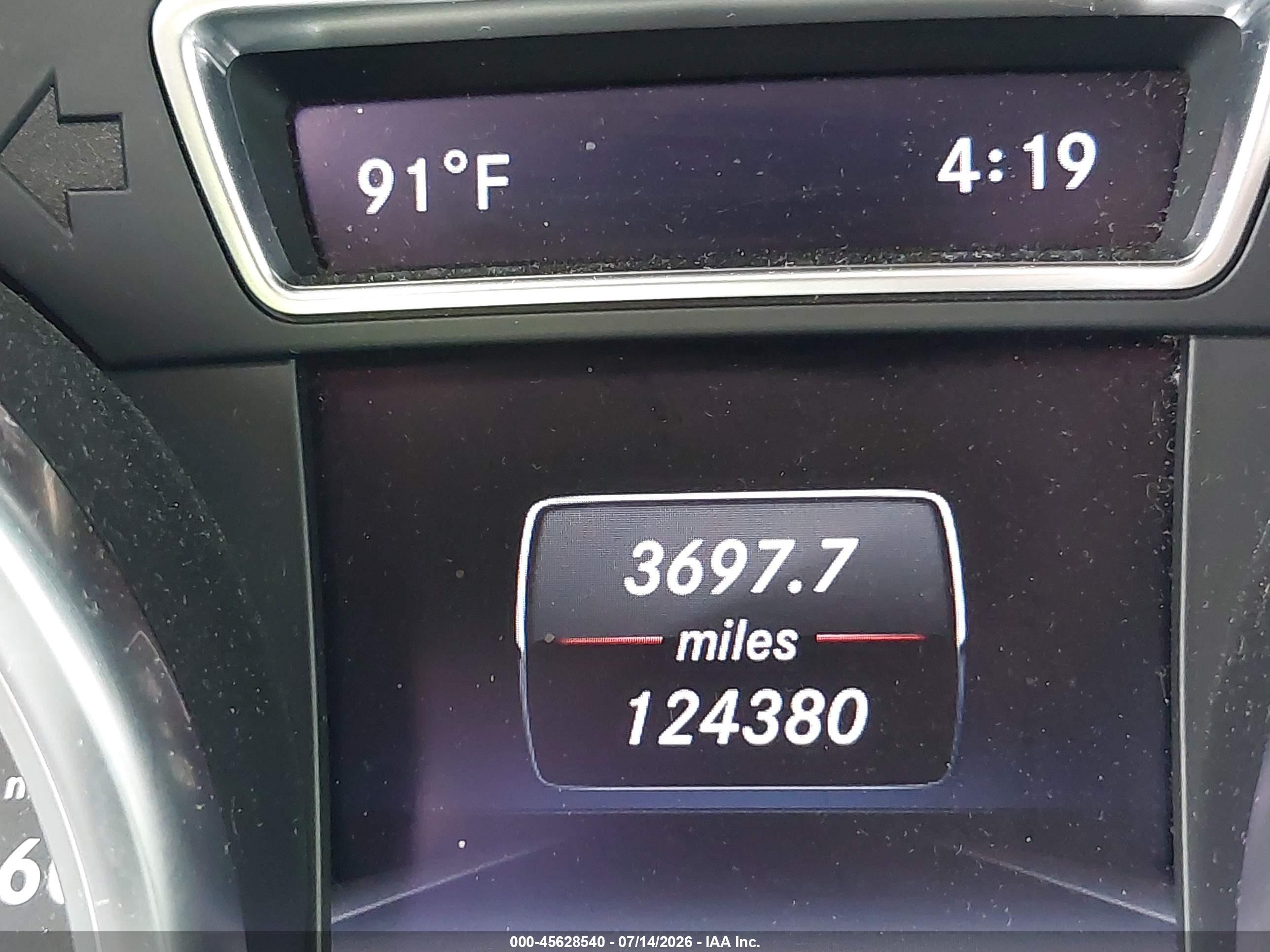 2014 Mercedes-benz Ml 350   Gray vin: 4JGDA5JBXEA417165