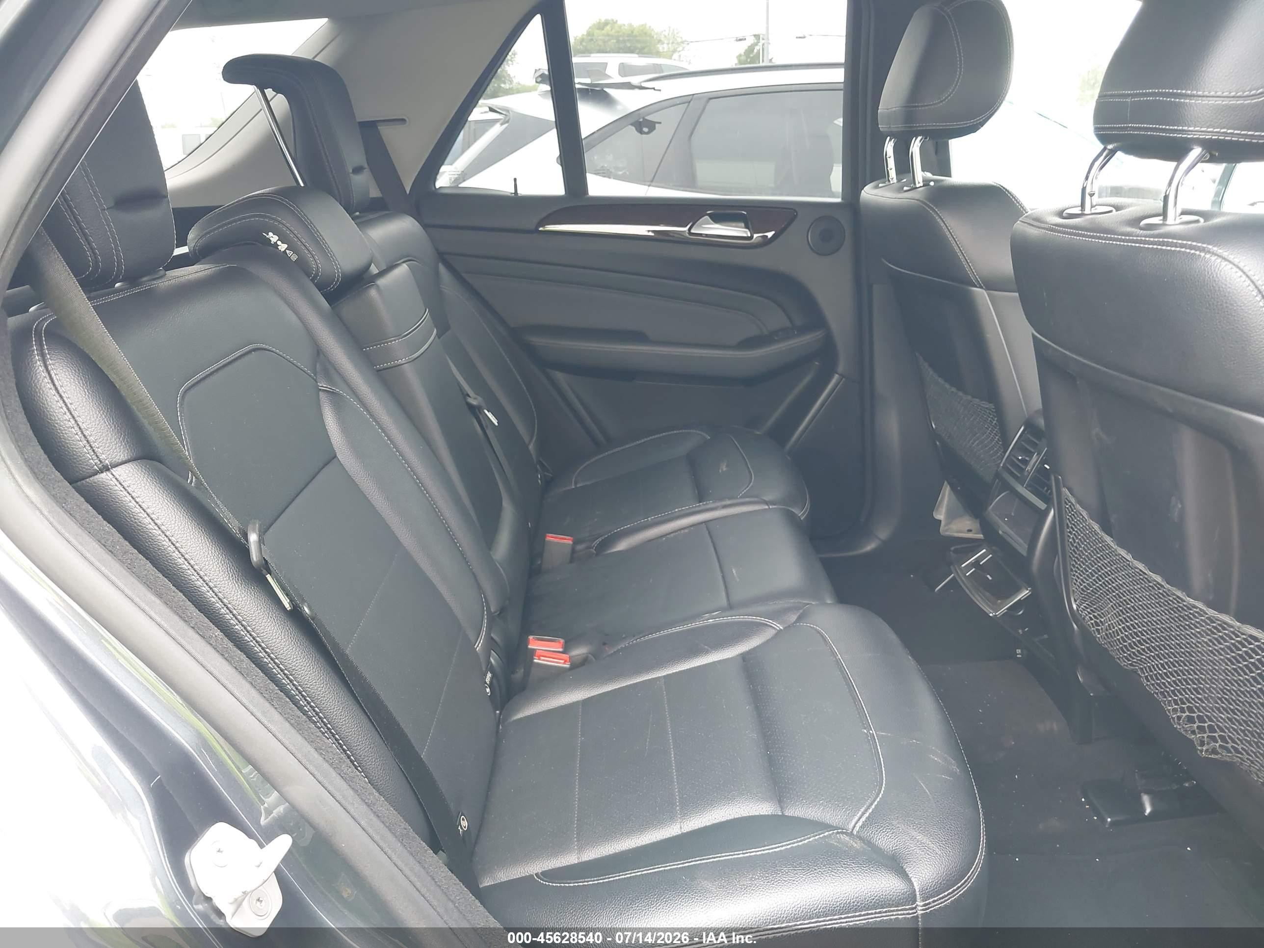2014 Mercedes-benz Ml 350   Gray vin: 4JGDA5JBXEA417165