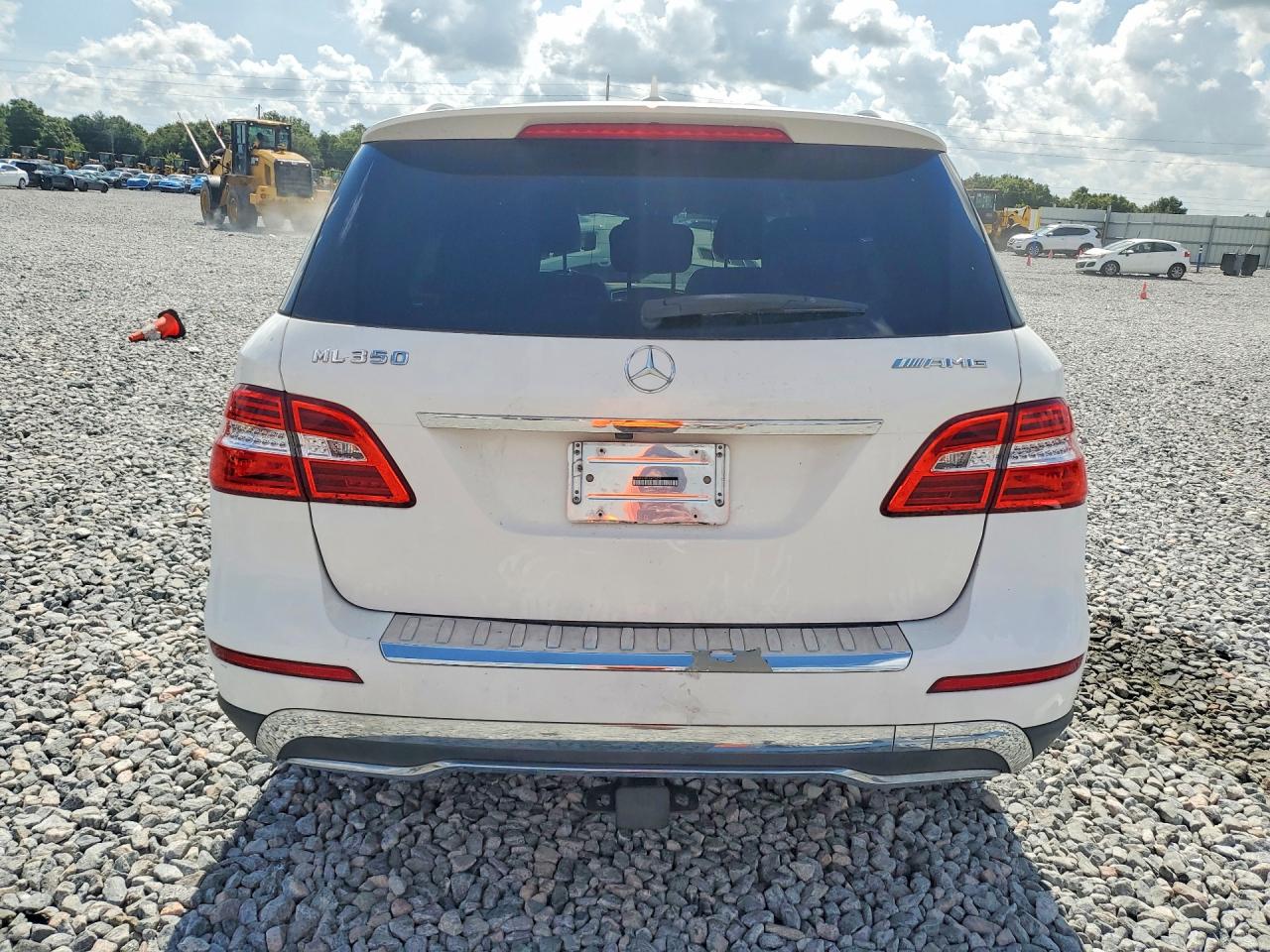2014 Mercedes-benz Ml 350 White vin: 4JGDA5JBXEA422429