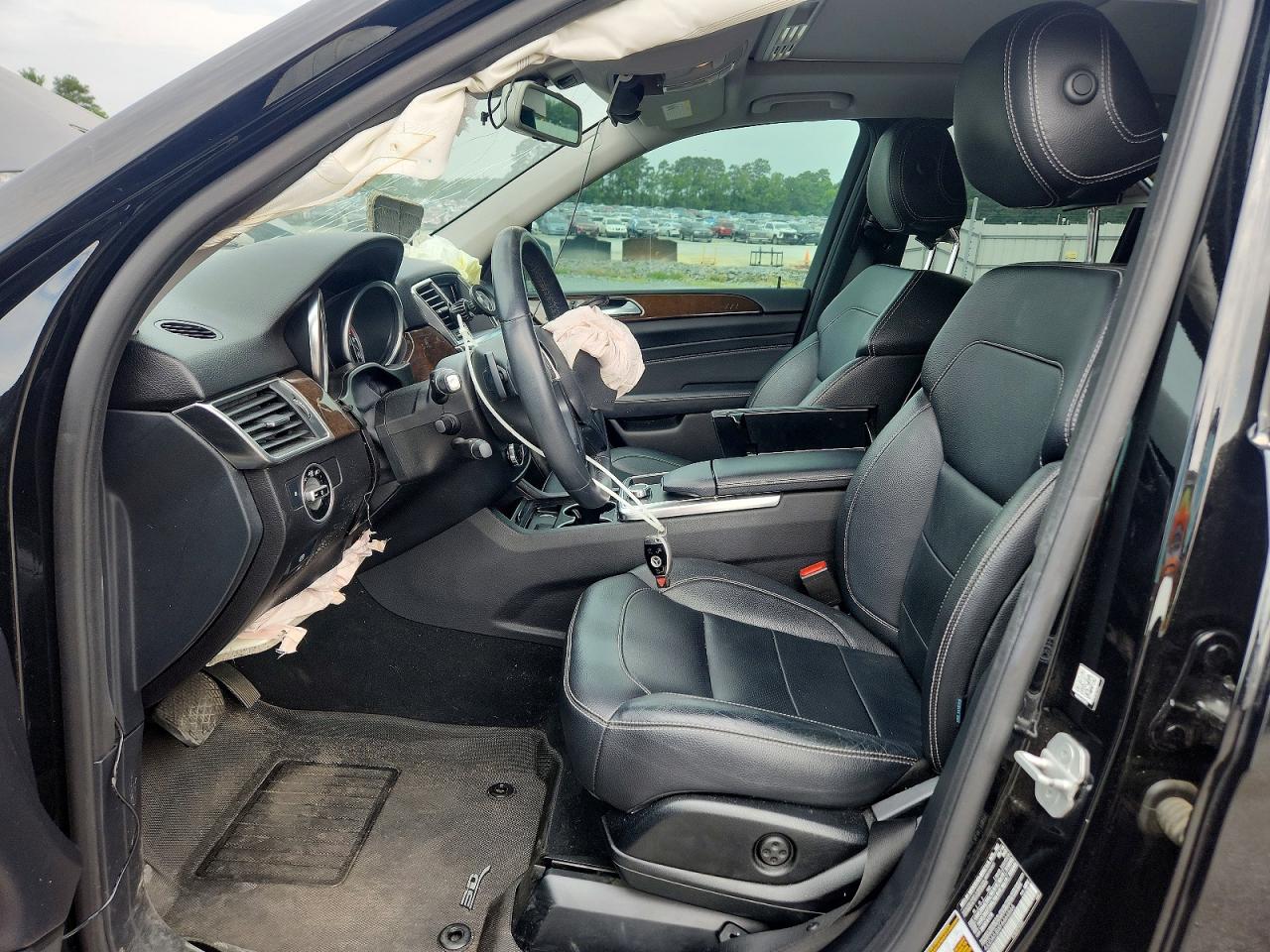 2015 Mercedes-benz Ml 350 Black vin: 4JGDA5JBXFA464844