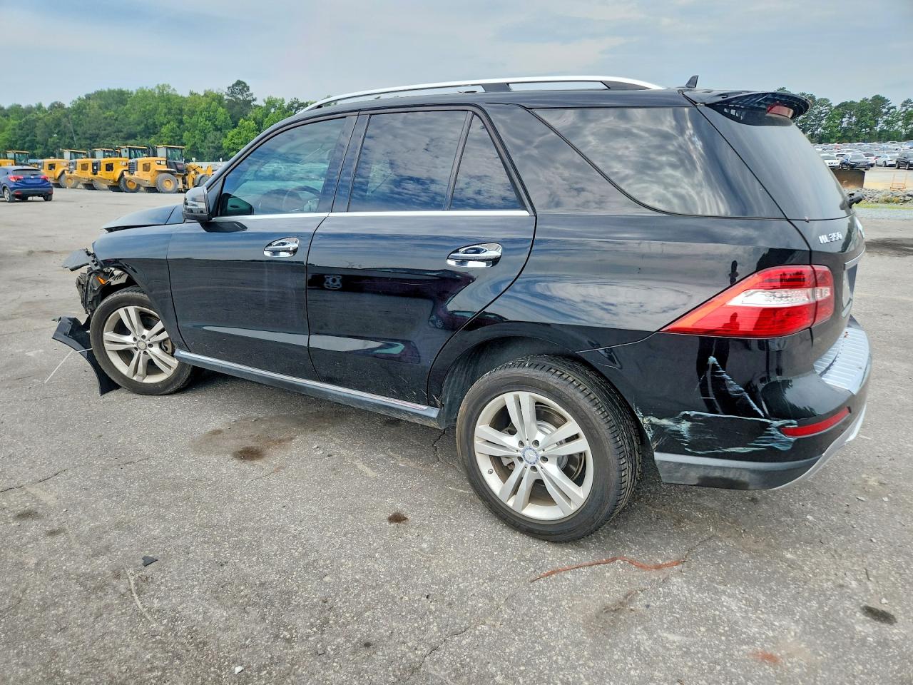 2015 Mercedes-benz Ml 350 Black vin: 4JGDA5JBXFA464844