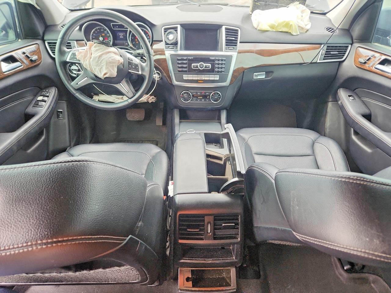2015 Mercedes-benz Ml 350 Black vin: 4JGDA5JBXFA464844